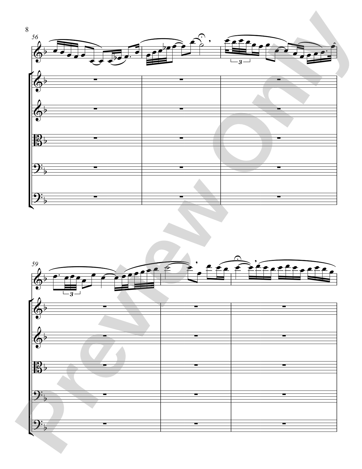Concertino for Oboe: String Orchestra Conductor Score & Parts