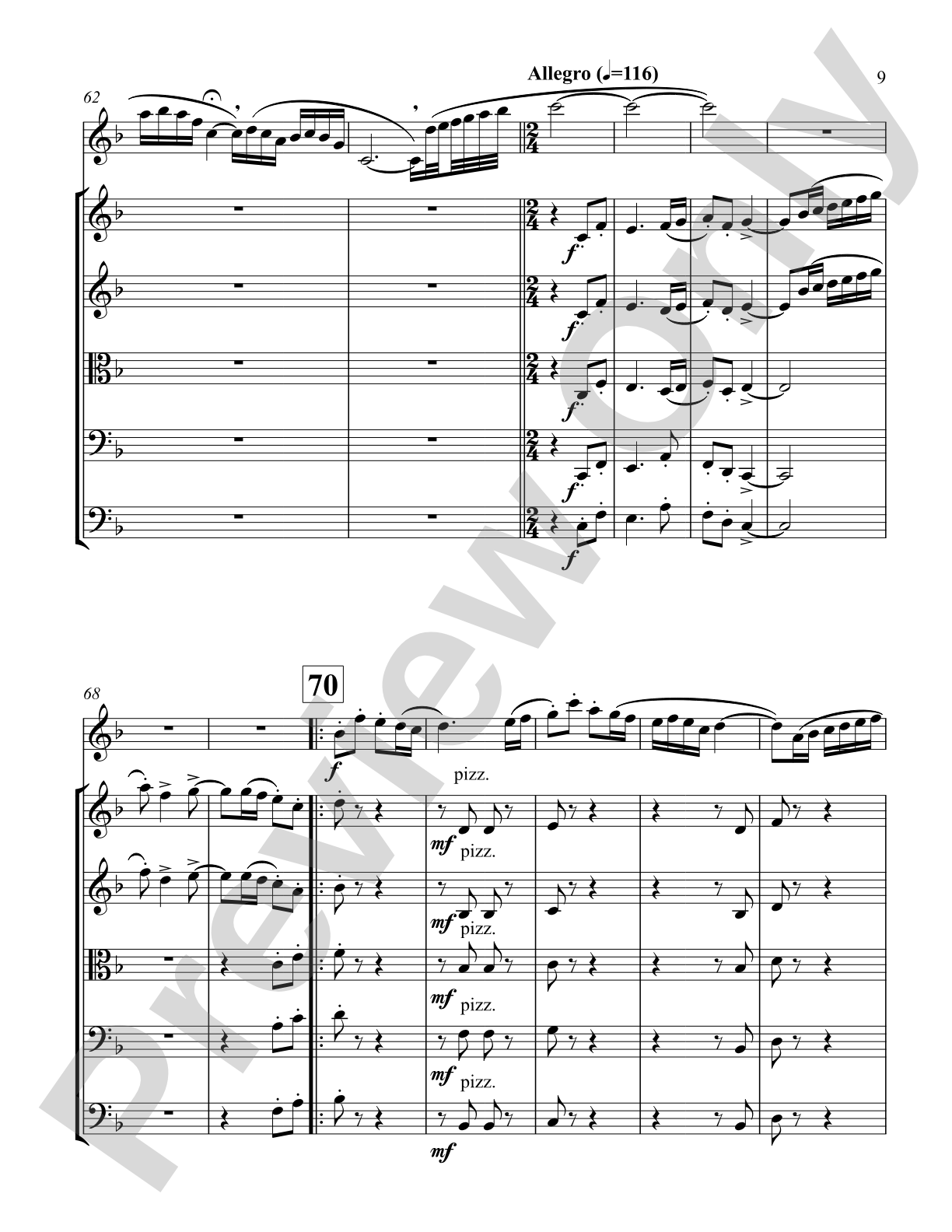Concertino for Oboe: String Orchestra Conductor Score & Parts