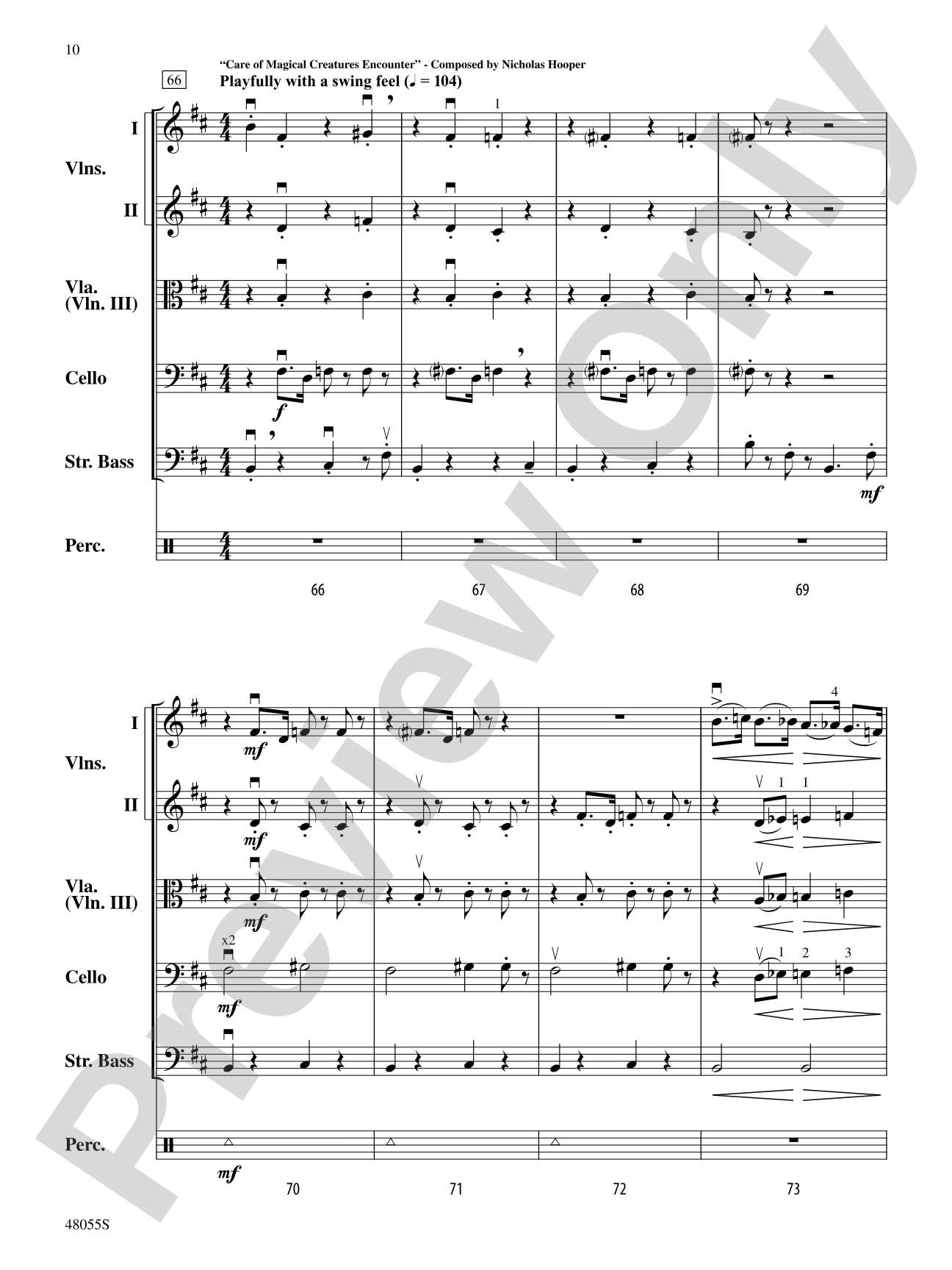Harry Potter: Wizards Unite---Selections from the Real-World Augmented Reality Mobile Game: Flexible String Ensemble Score & Parts