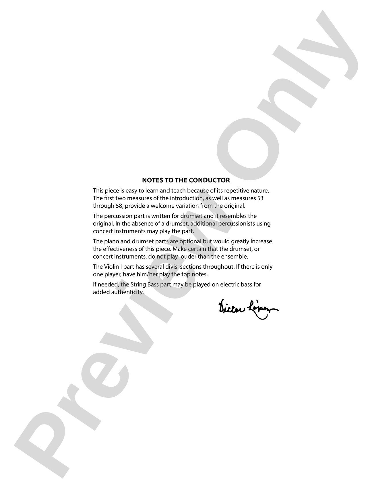 If I Can't Have You: String Orchestra Conductor Score & Parts