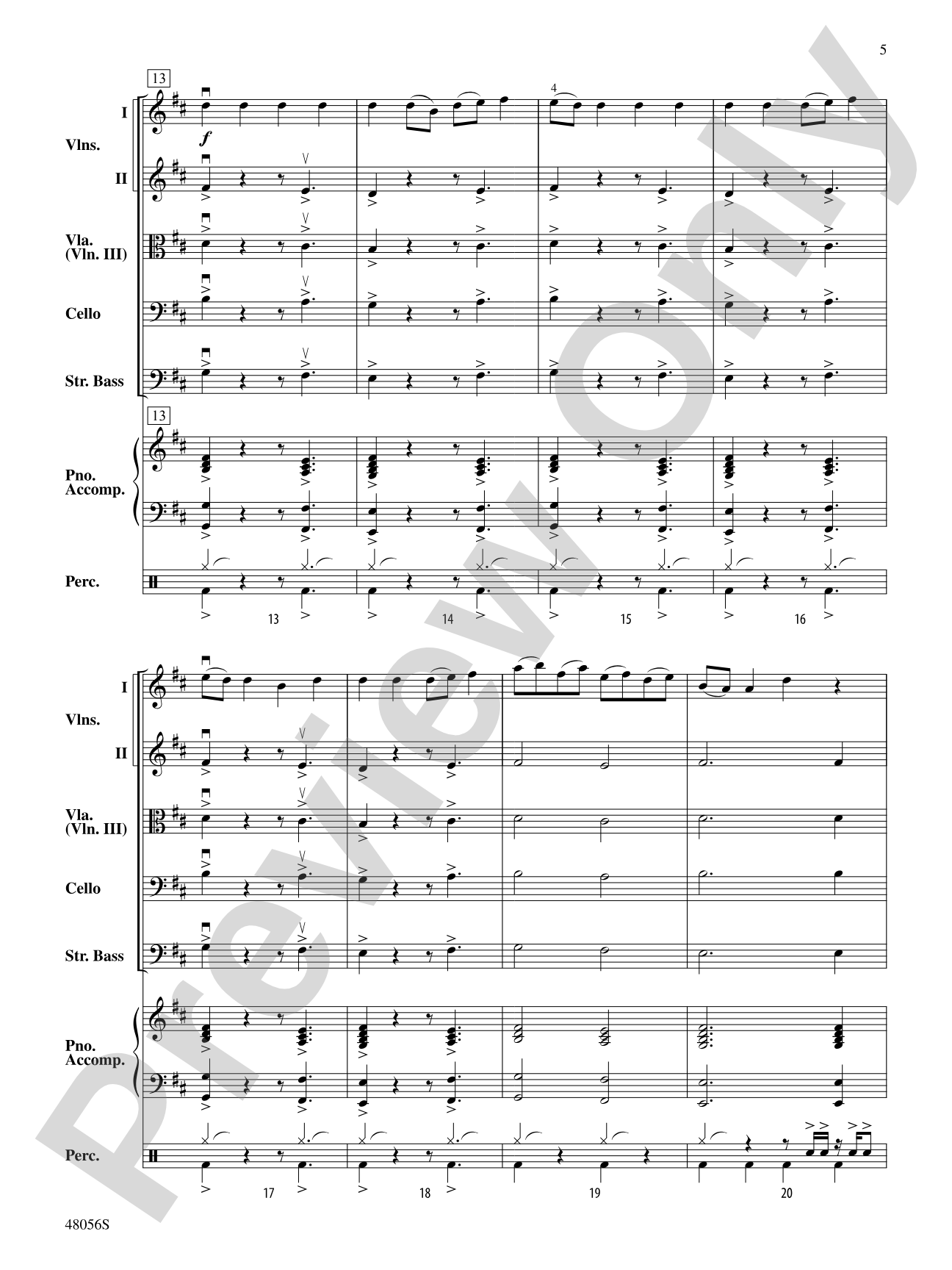 If I Can't Have You: String Orchestra Conductor Score & Parts