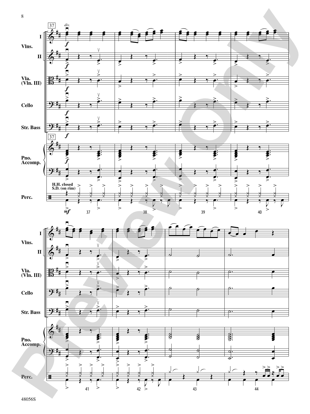 If I Can't Have You: String Orchestra Conductor Score & Parts
