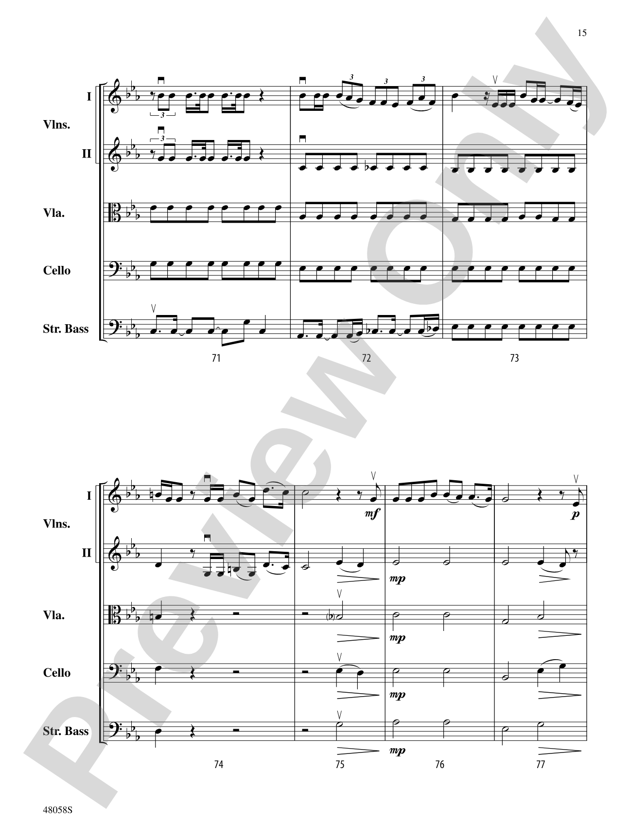 Selections from Hamilton: String Orchestra Conductor Score & Parts