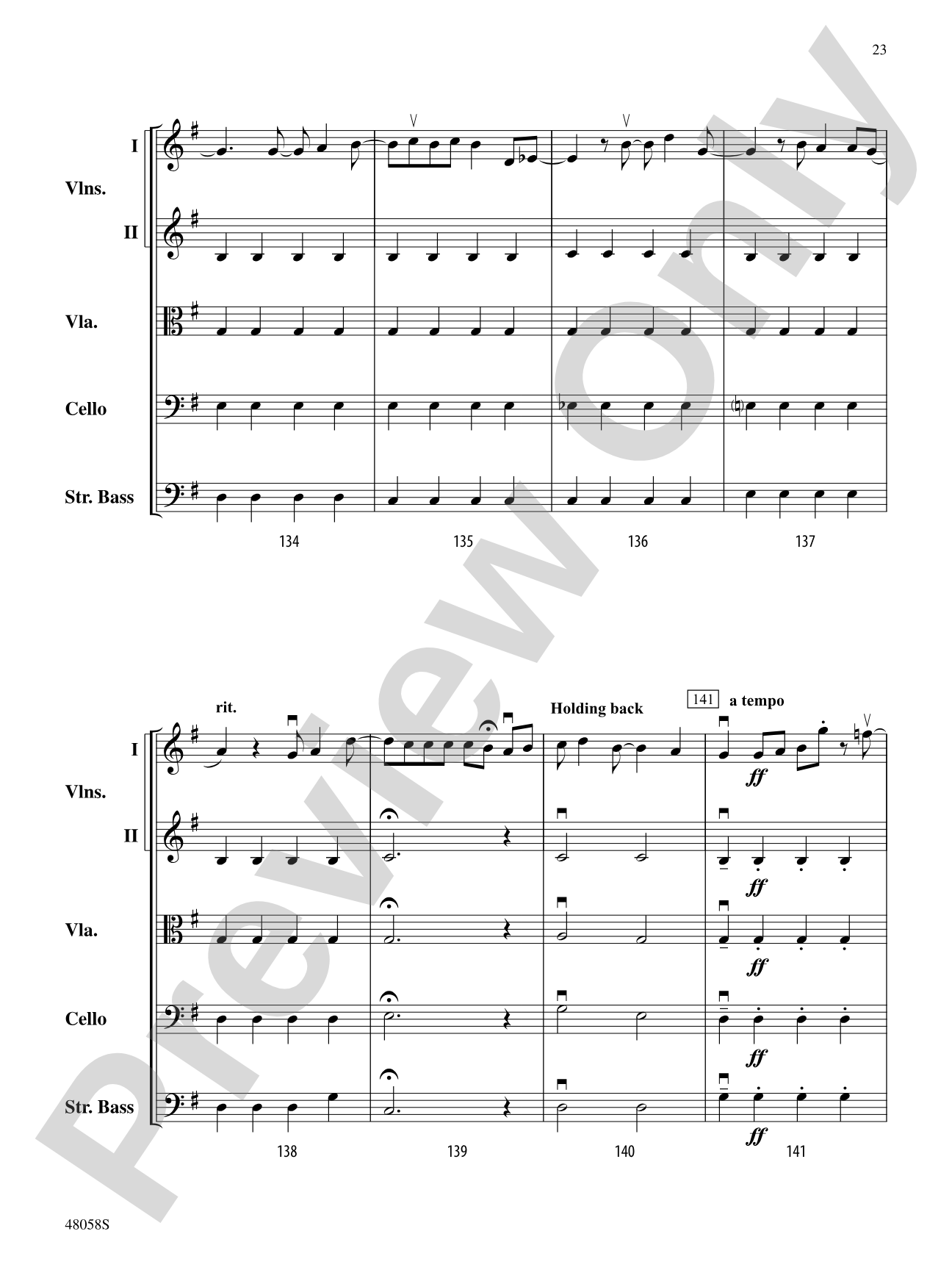 Selections from Hamilton: String Orchestra Conductor Score & Parts