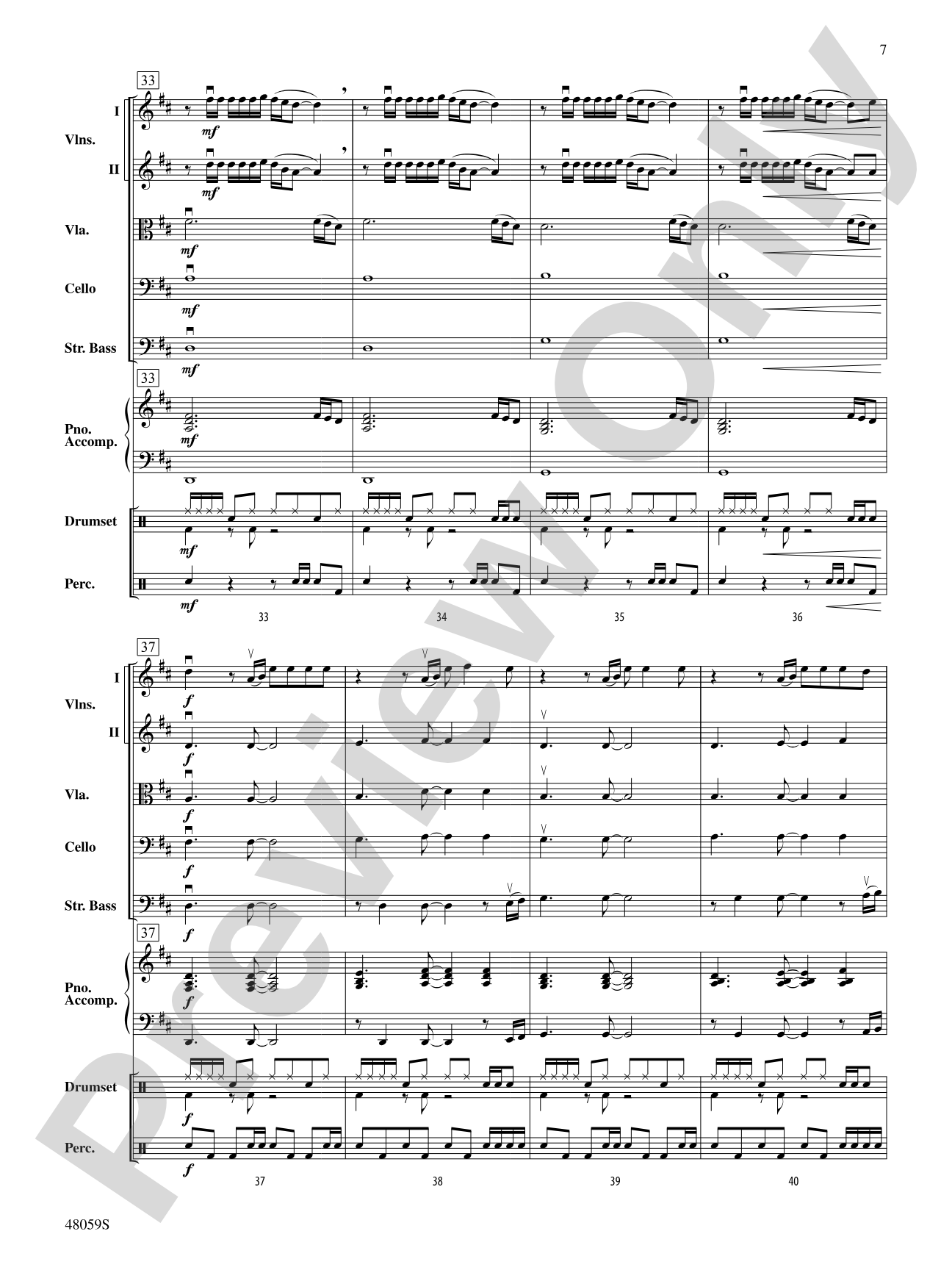 Sunflower: String Orchestra Conductor Score & Parts