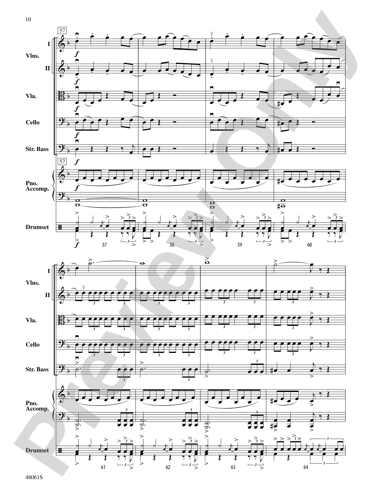 Believer: String Orchestra Conductor Score & Parts