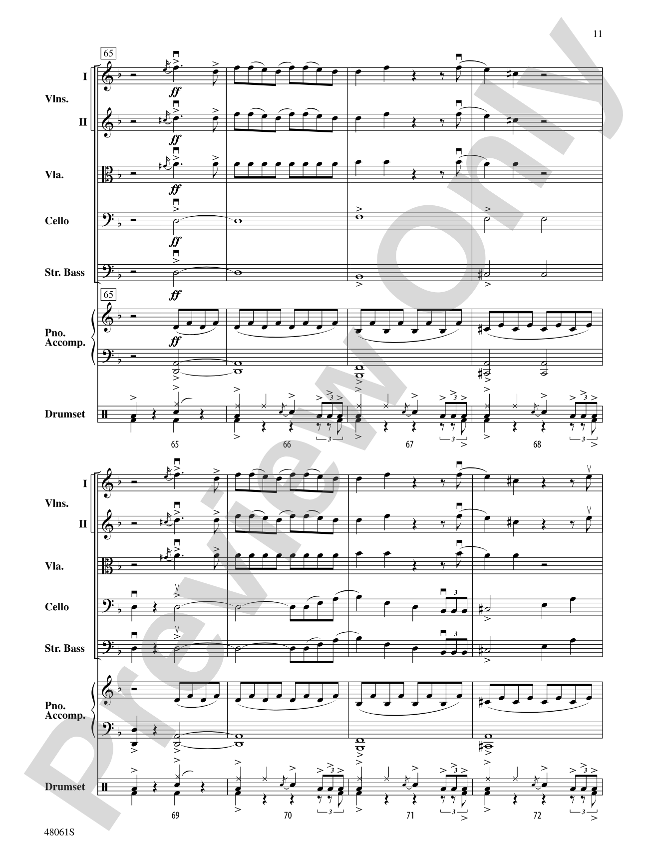 Believer: String Orchestra Conductor Score & Parts