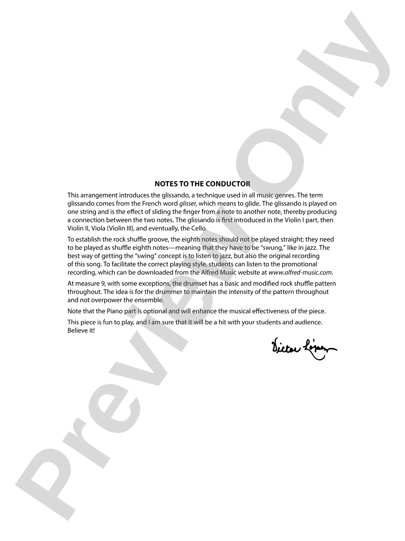 Believer: String Orchestra Conductor Score & Parts