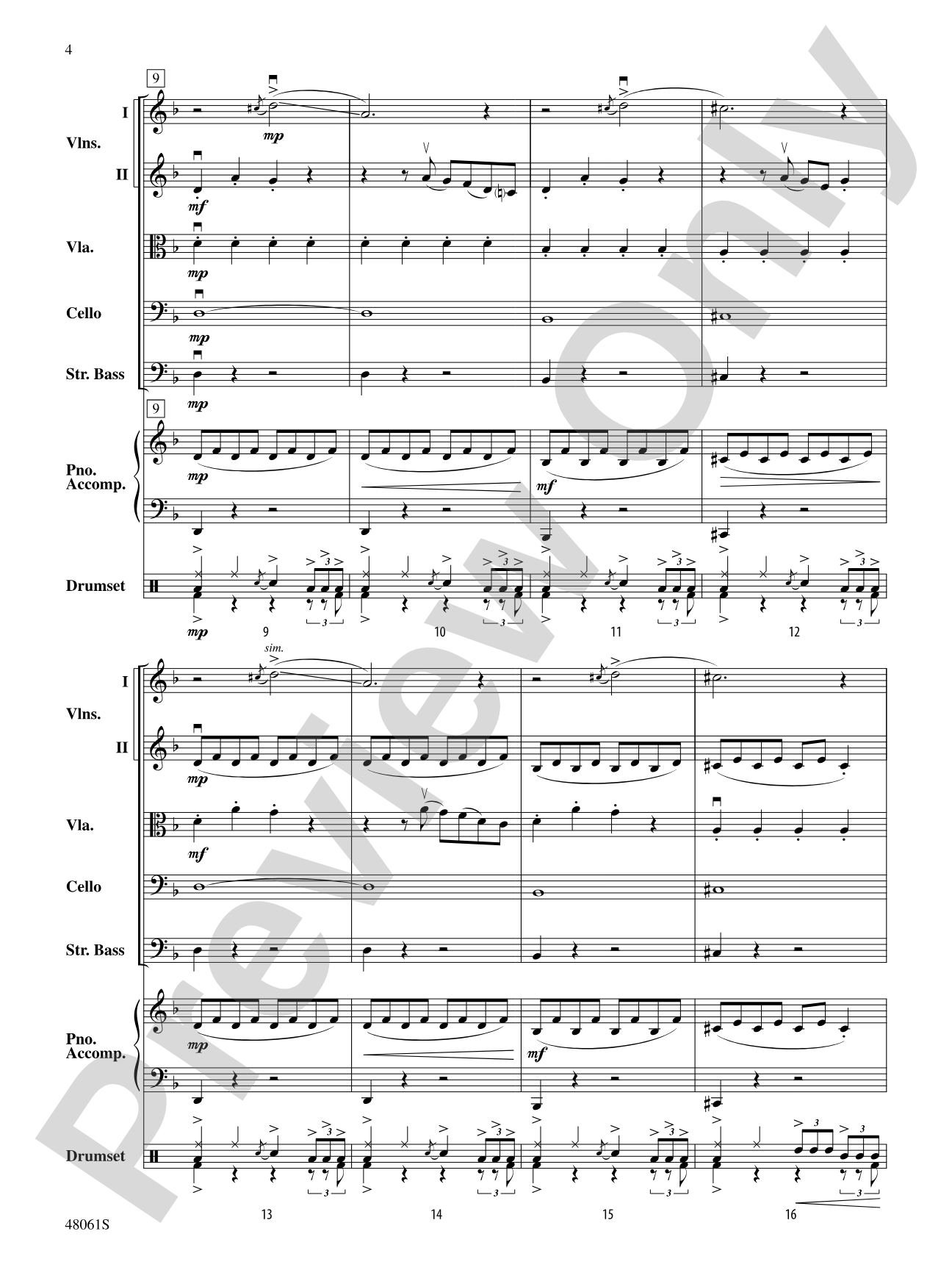 Believer: String Orchestra Conductor Score & Parts