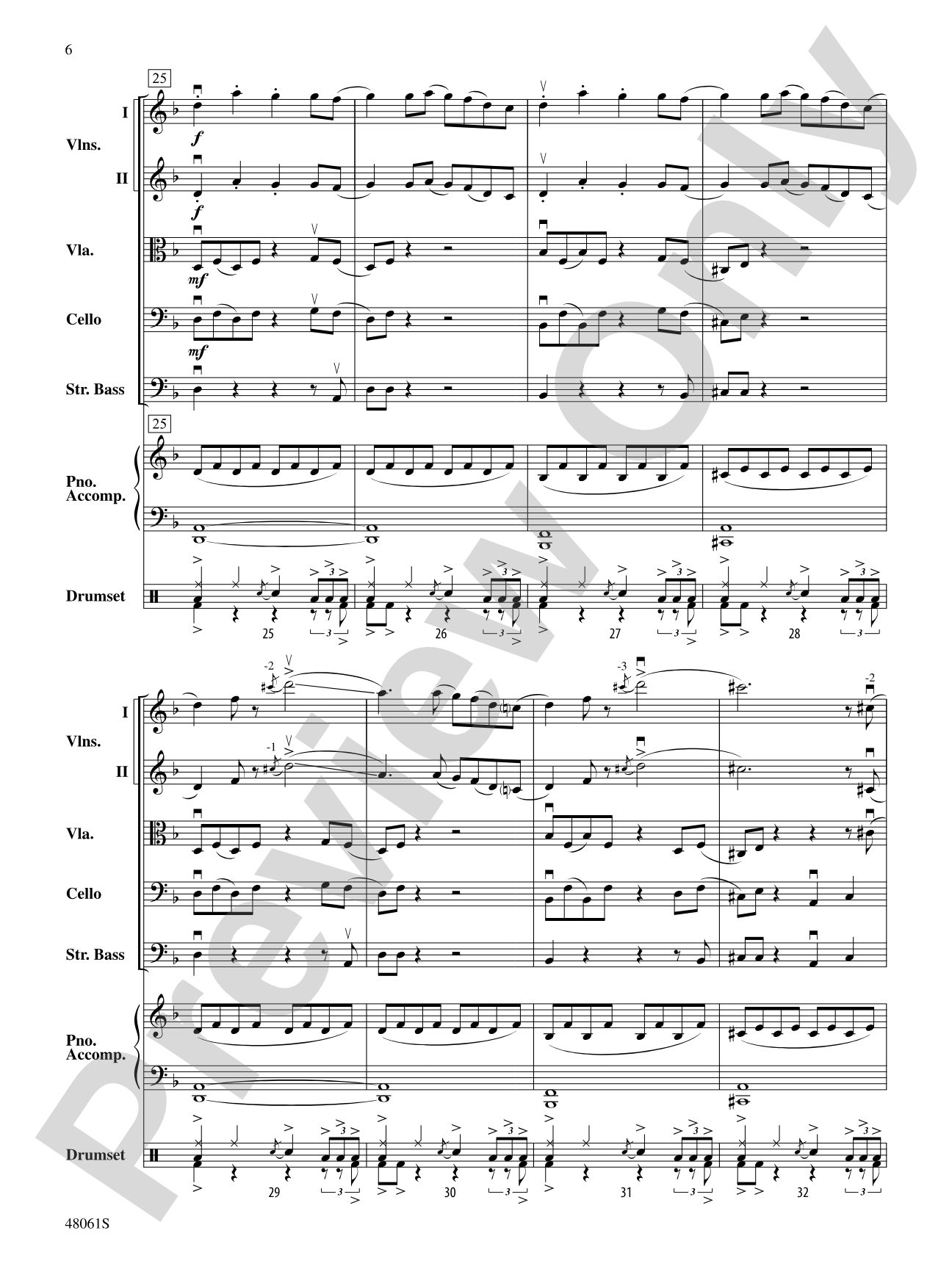 Believer: String Orchestra Conductor Score & Parts