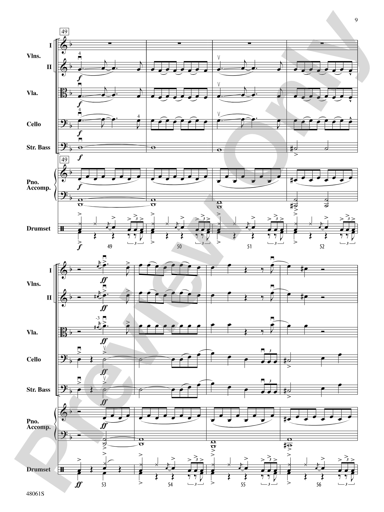 Believer: String Orchestra Conductor Score & Parts