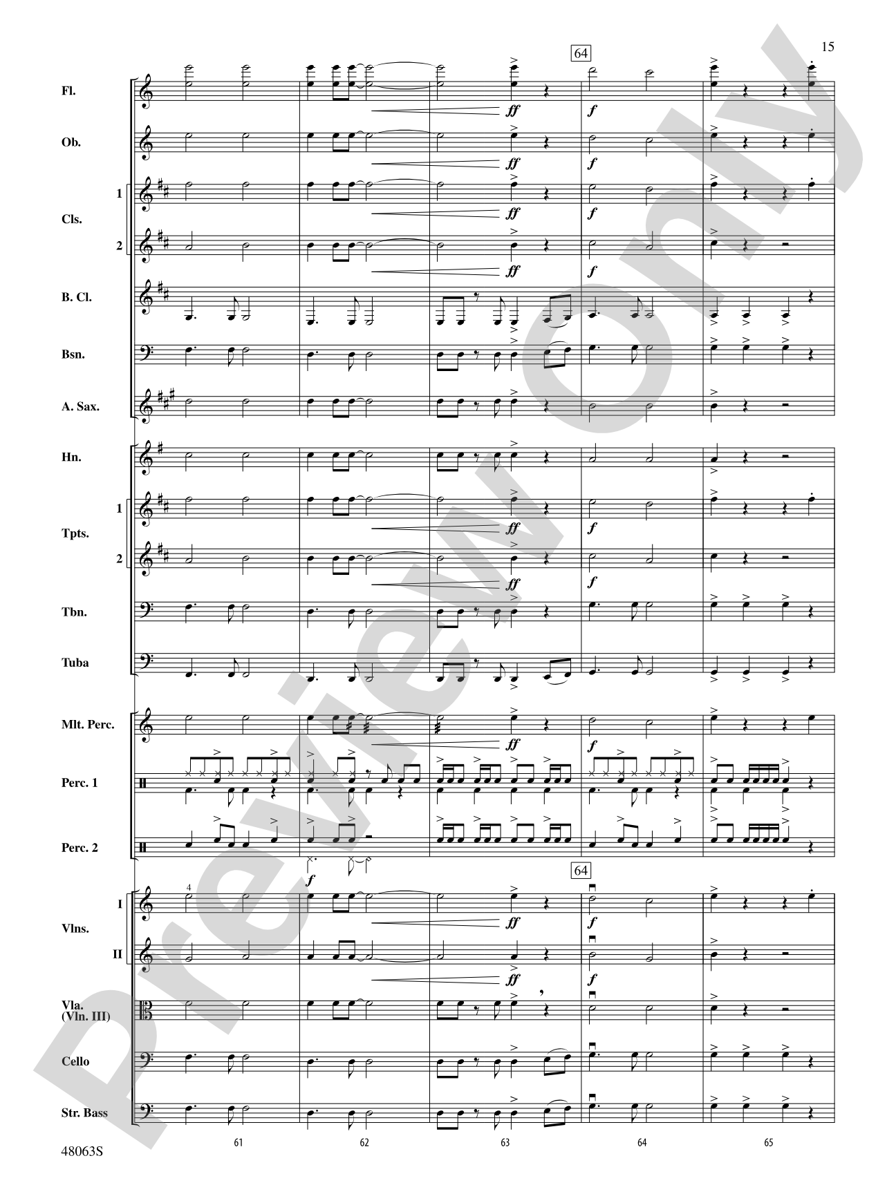 Danger Zone from <i>Top Gun</i>: Full Orchestra Conductor Score & Parts