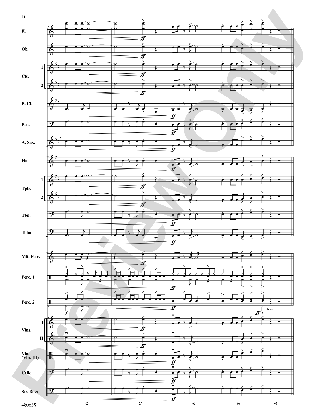 Danger Zone from <i>Top Gun</i>: Full Orchestra Conductor Score & Parts