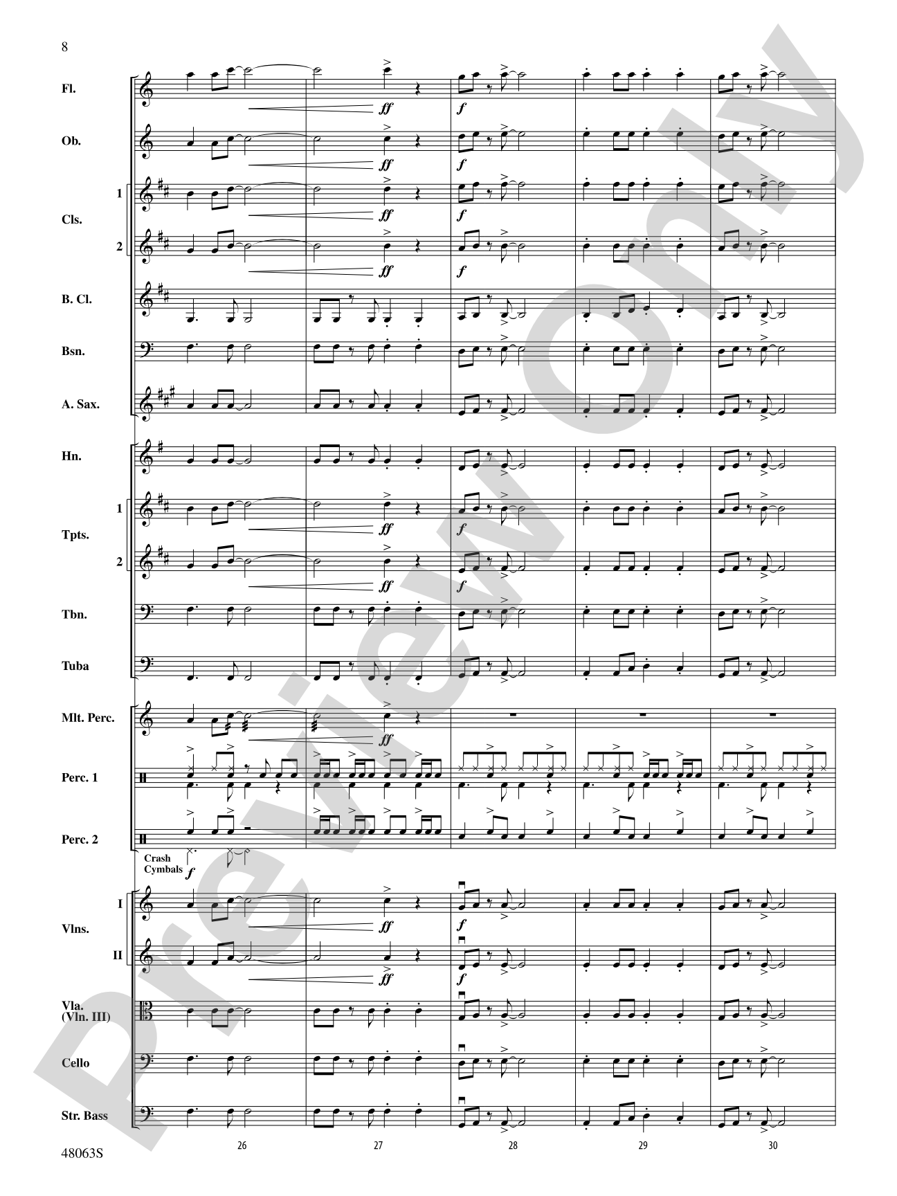 Danger Zone from <i>Top Gun</i>: Full Orchestra Conductor Score & Parts