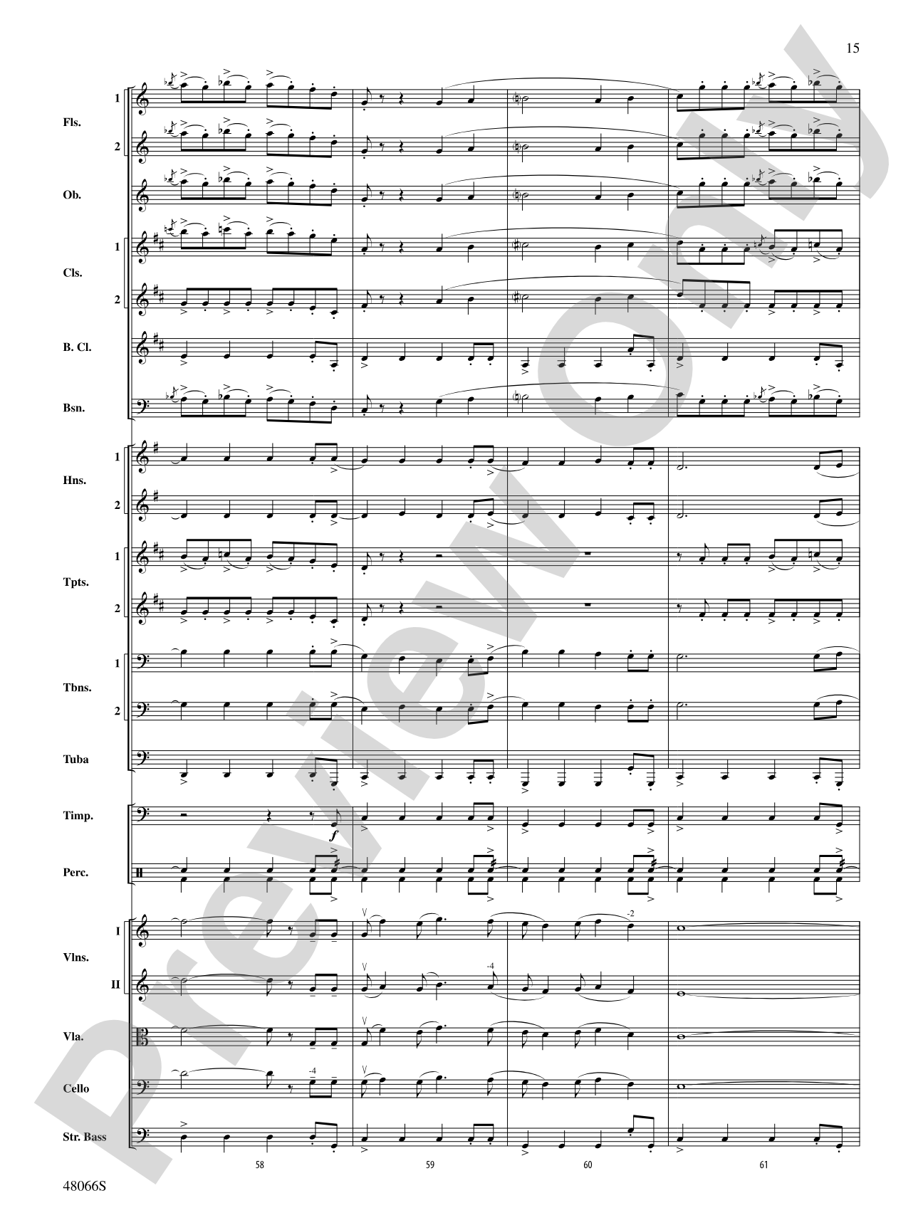 Blue Tango: Full Orchestra Conductor Score & Parts