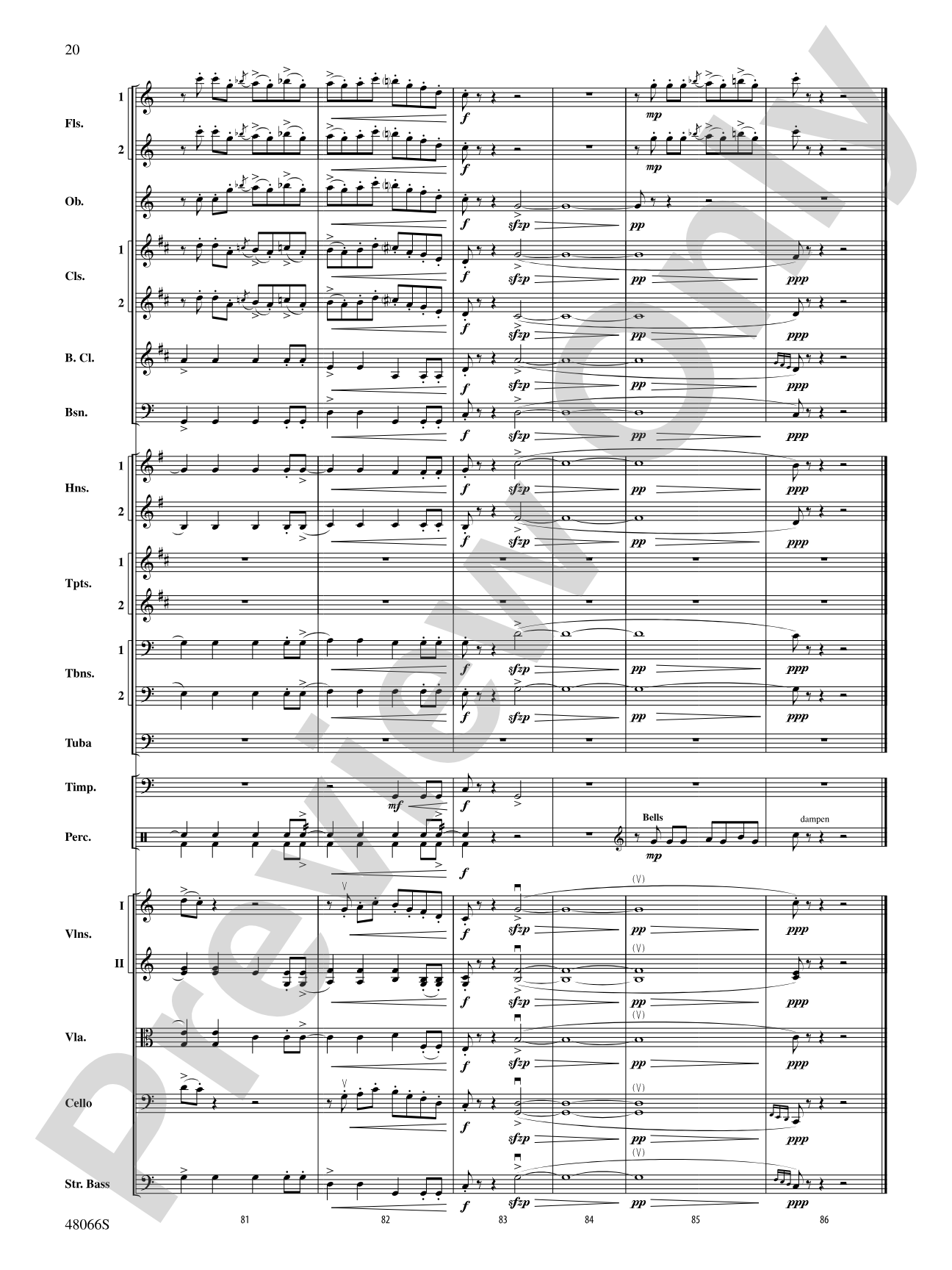Blue Tango: Full Orchestra Conductor Score & Parts