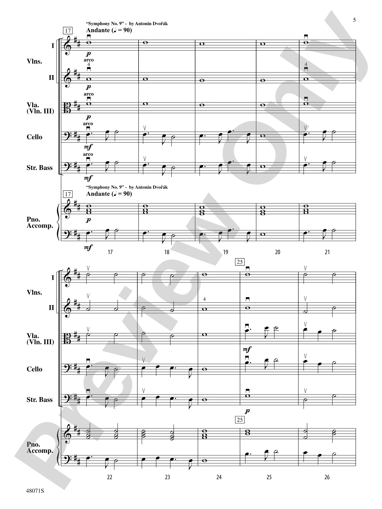 Bottom of the Ninths: Flexible String Ensemble Score & Parts