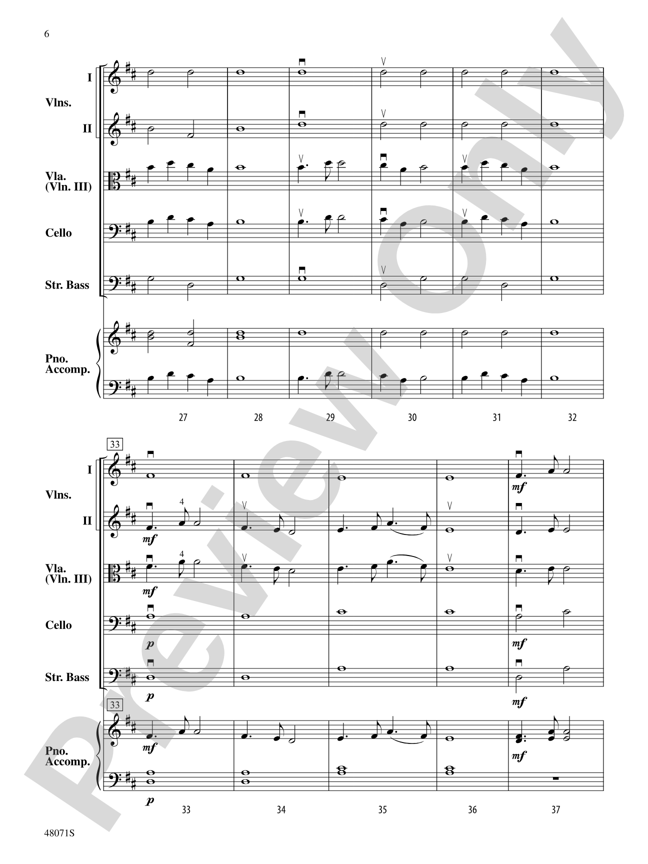 Bottom of the Ninths: Flexible String Ensemble Score & Parts