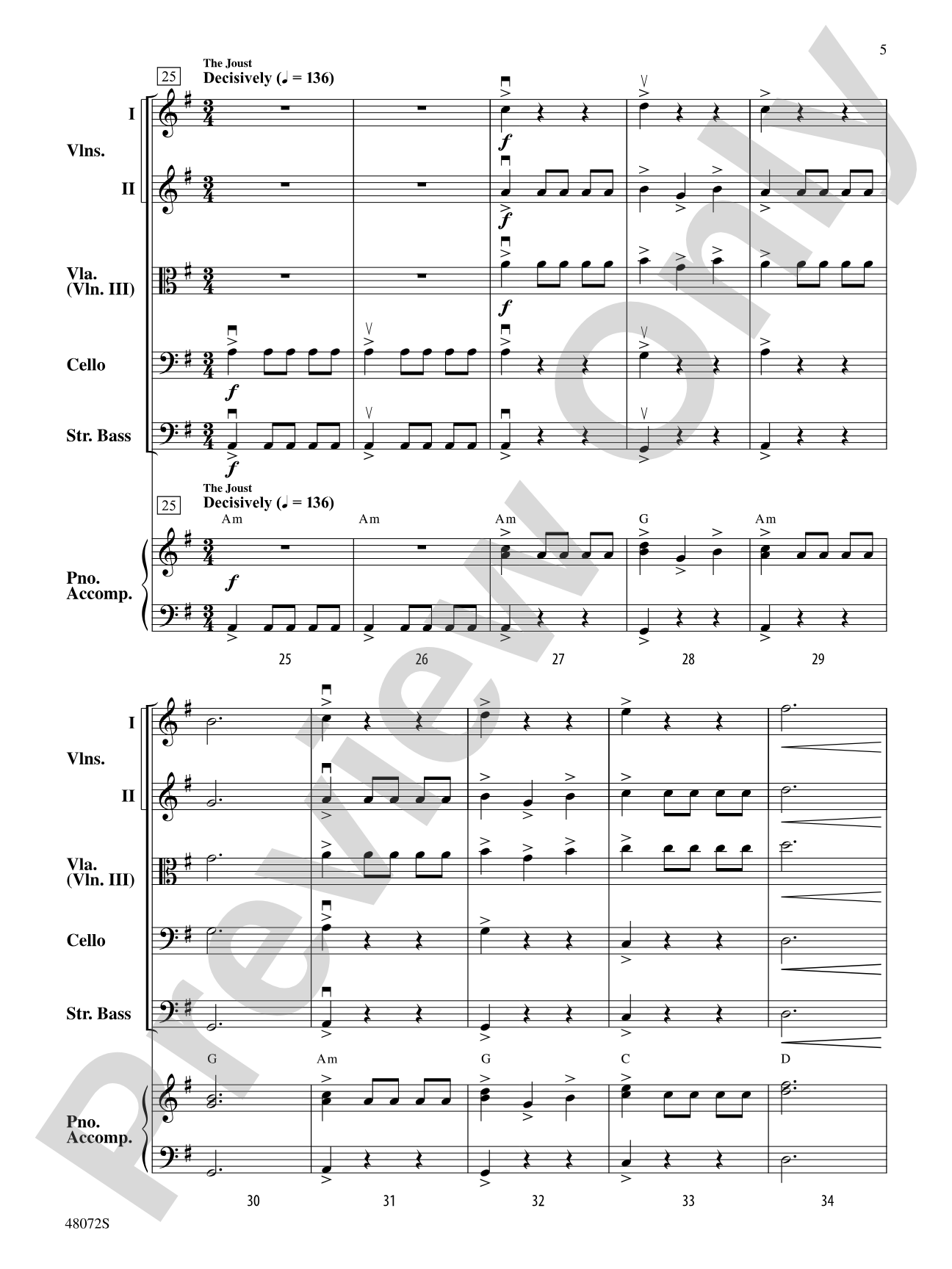 King Dorian's Court: String Orchestra Conductor Score & Parts