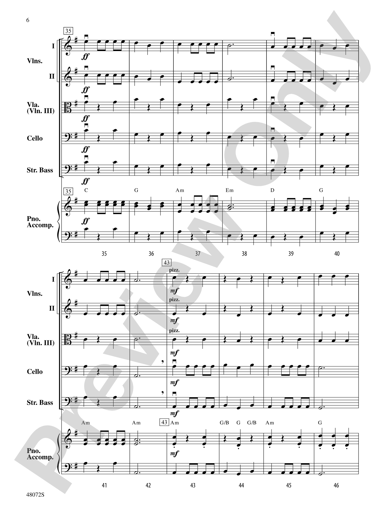 King Dorian's Court: String Orchestra Conductor Score & Parts