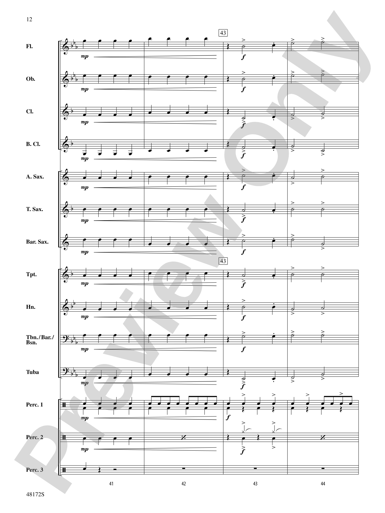 I Got Rhythm: Concert Band Conductor Score & Parts