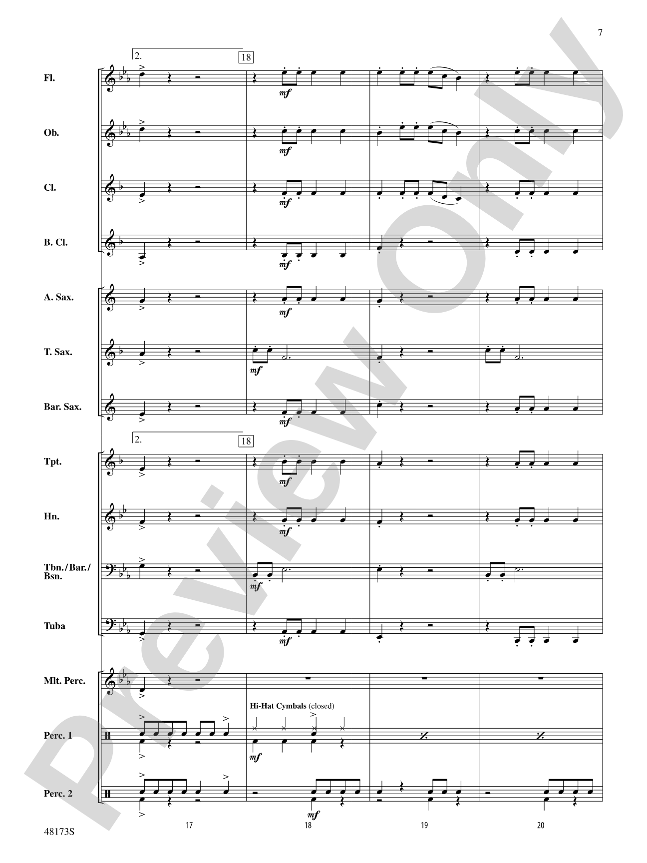 High Hopes: Concert Band Conductor Score & Parts