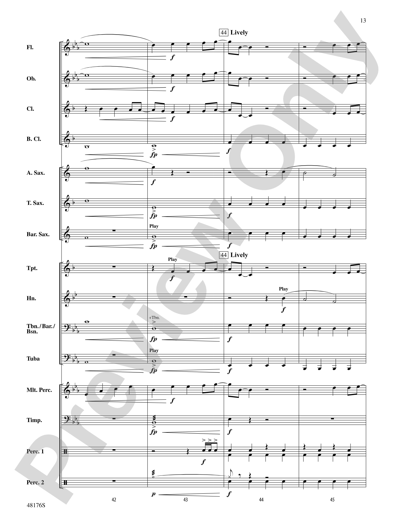 It's Raining Tacos: Concert Band Conductor Score & Parts