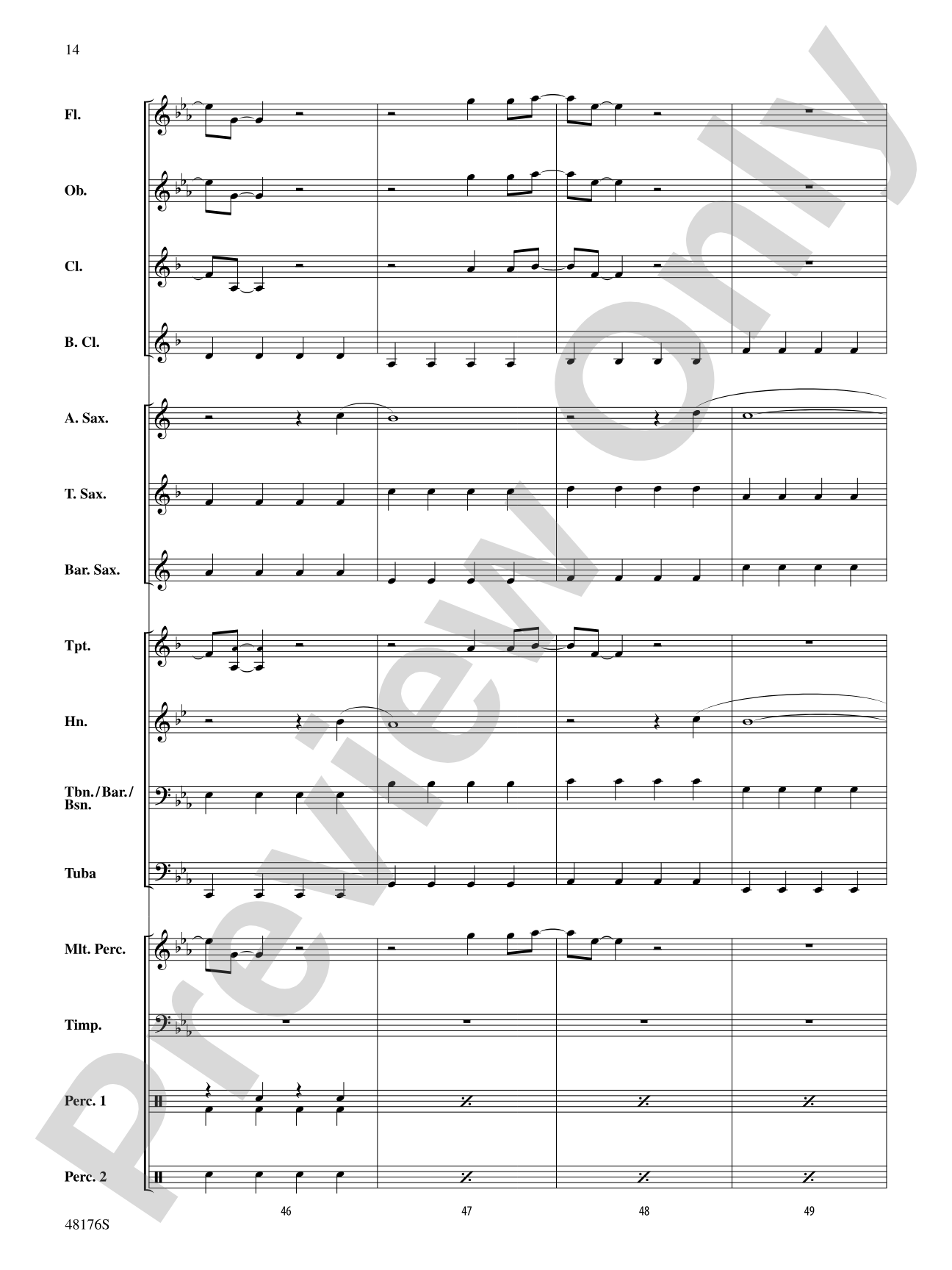 It's Raining Tacos: Concert Band Conductor Score & Parts