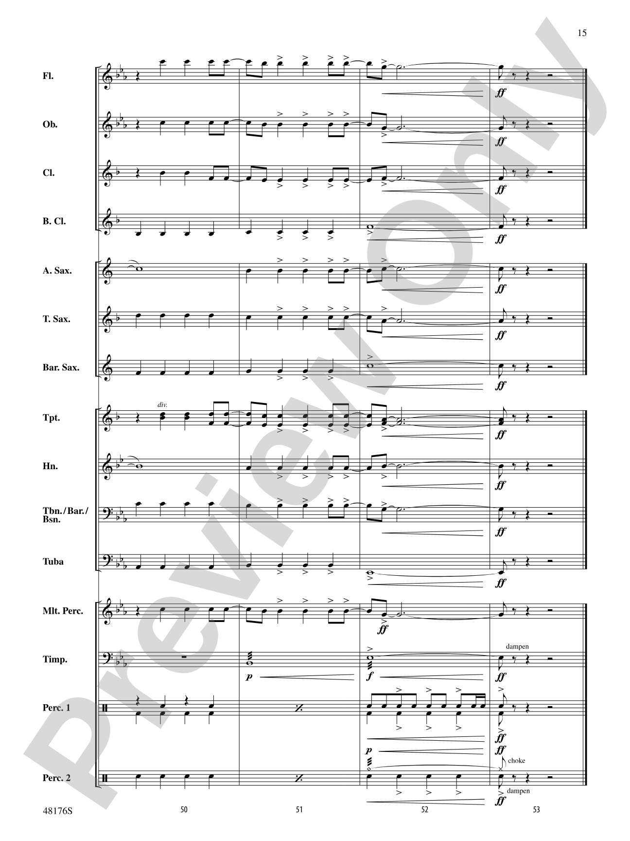 It's Raining Tacos: Concert Band Conductor Score & Parts