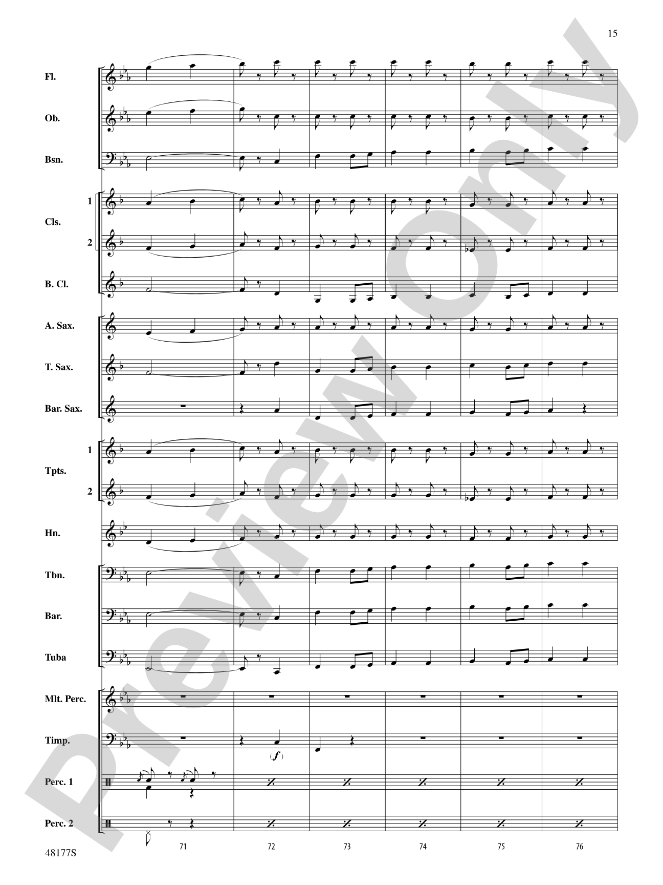 English Folk Song Suite: Concert Band Conductor Score & Parts