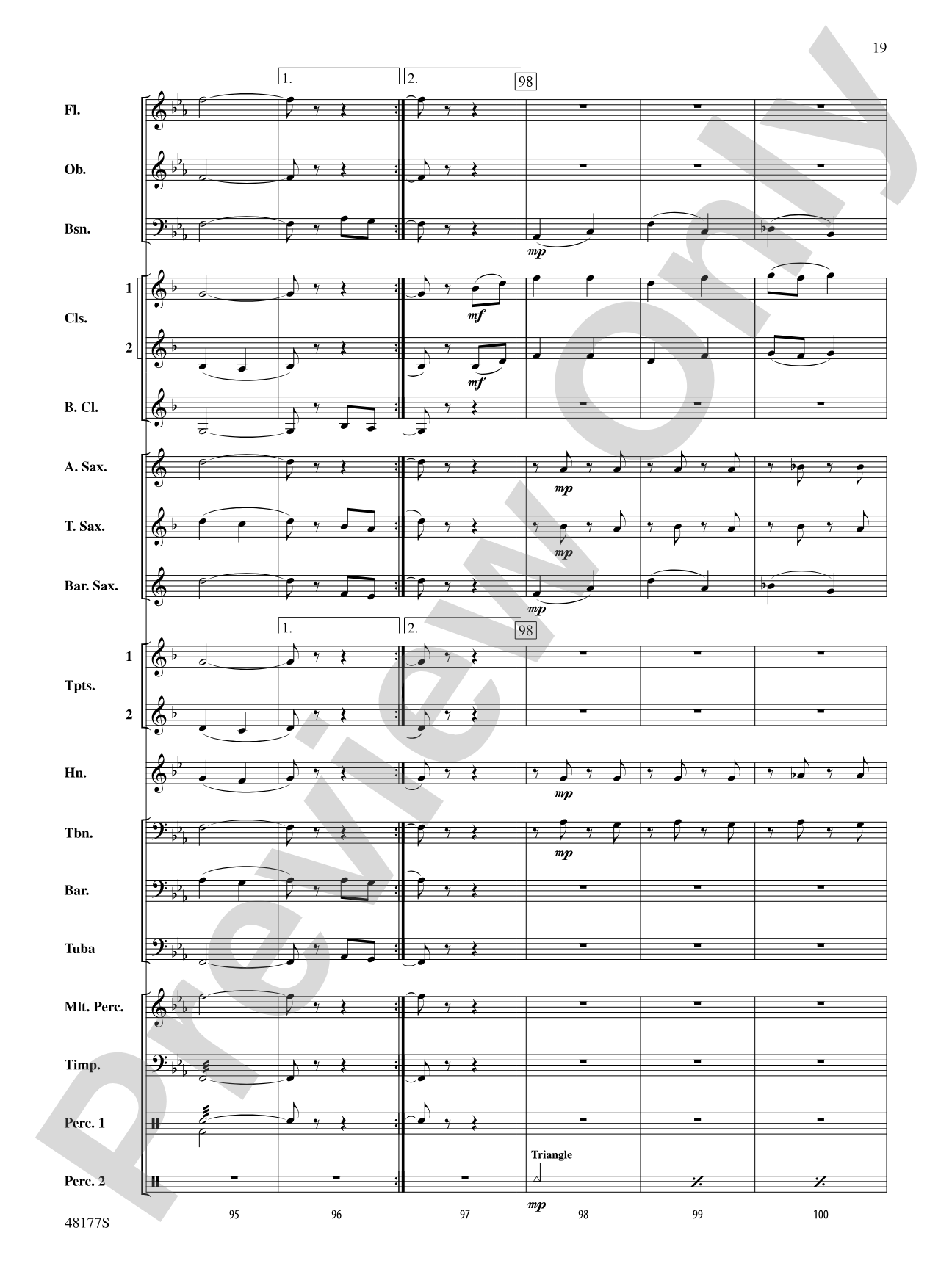 English Folk Song Suite: Concert Band Conductor Score & Parts