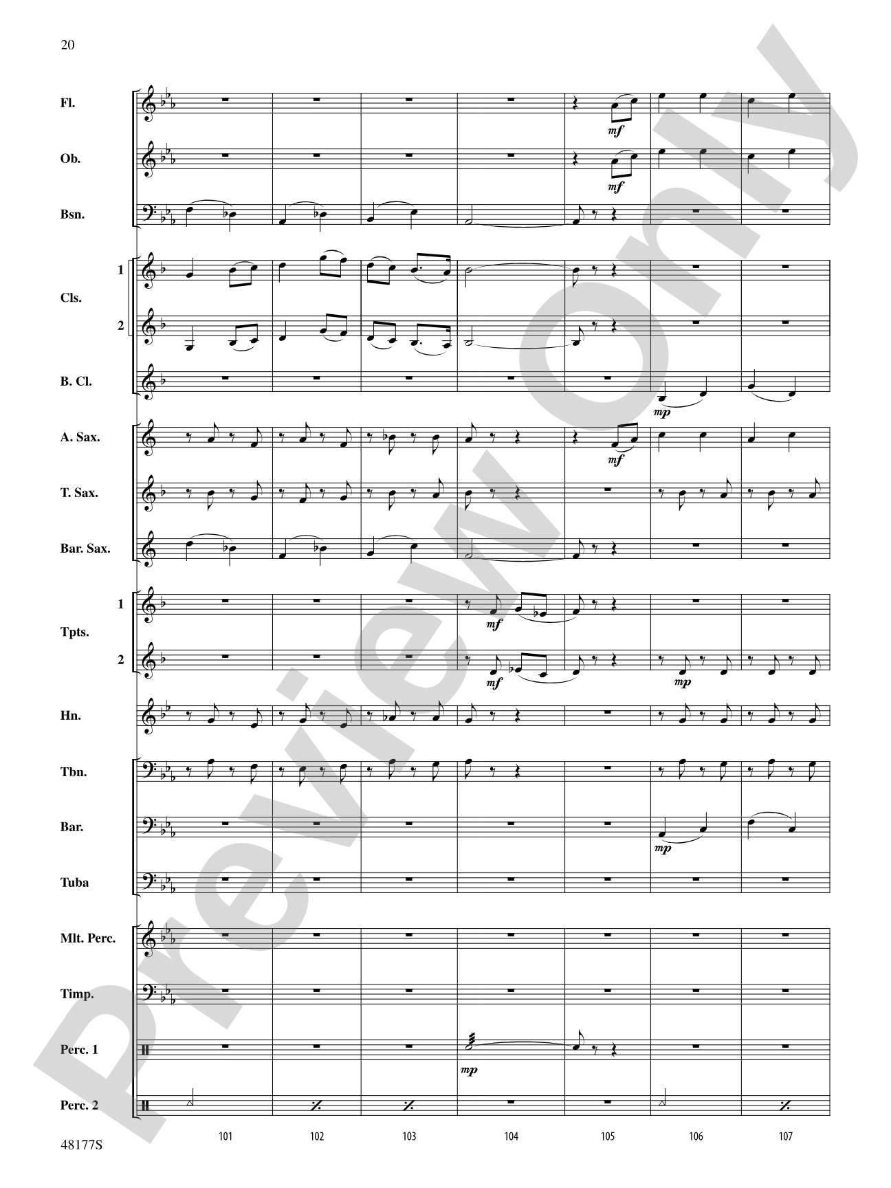 English Folk Song Suite: Concert Band Conductor Score & Parts