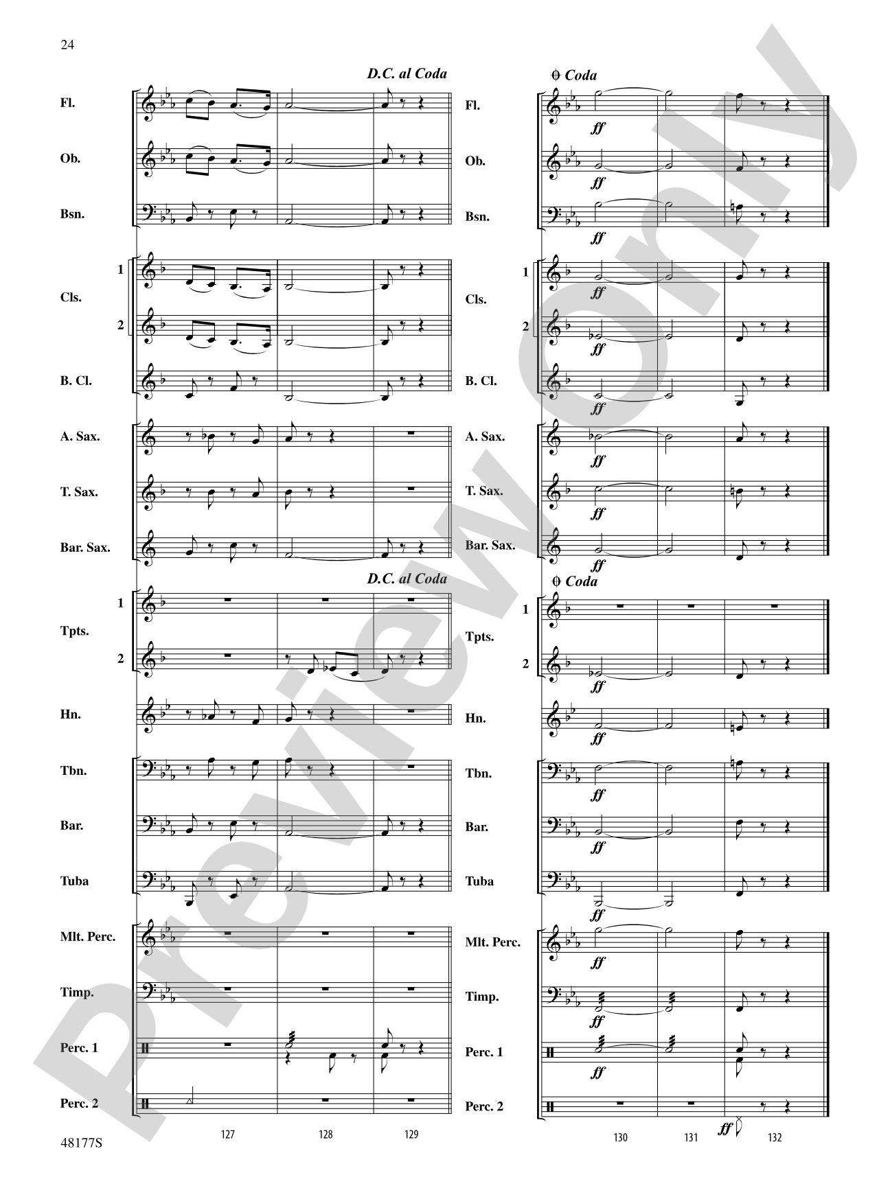 English Folk Song Suite: Concert Band Conductor Score & Parts