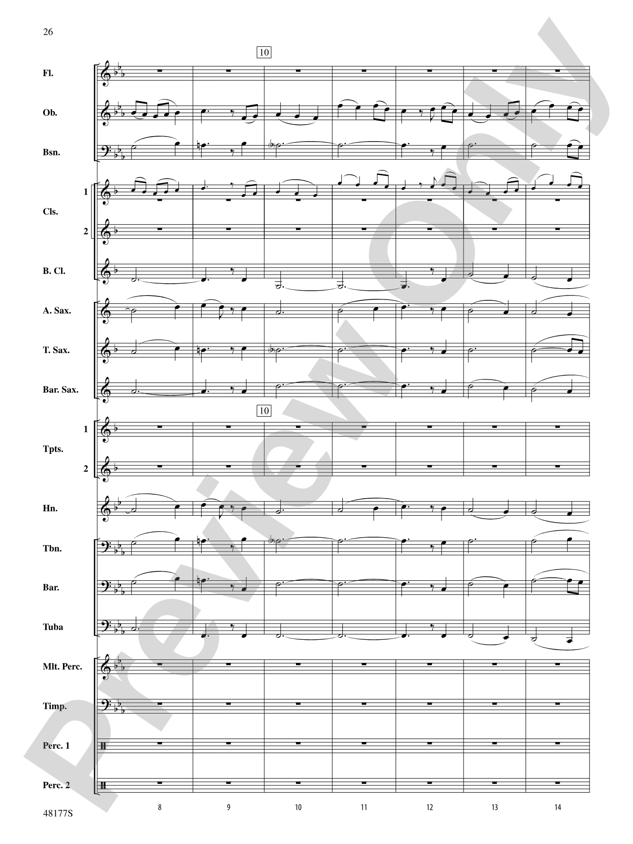 English Folk Song Suite: Concert Band Conductor Score & Parts
