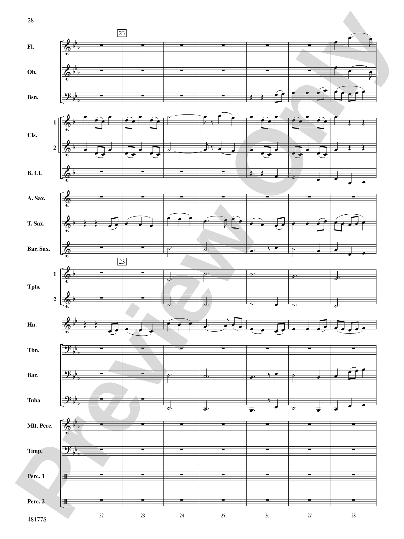 English Folk Song Suite: Concert Band Conductor Score & Parts
