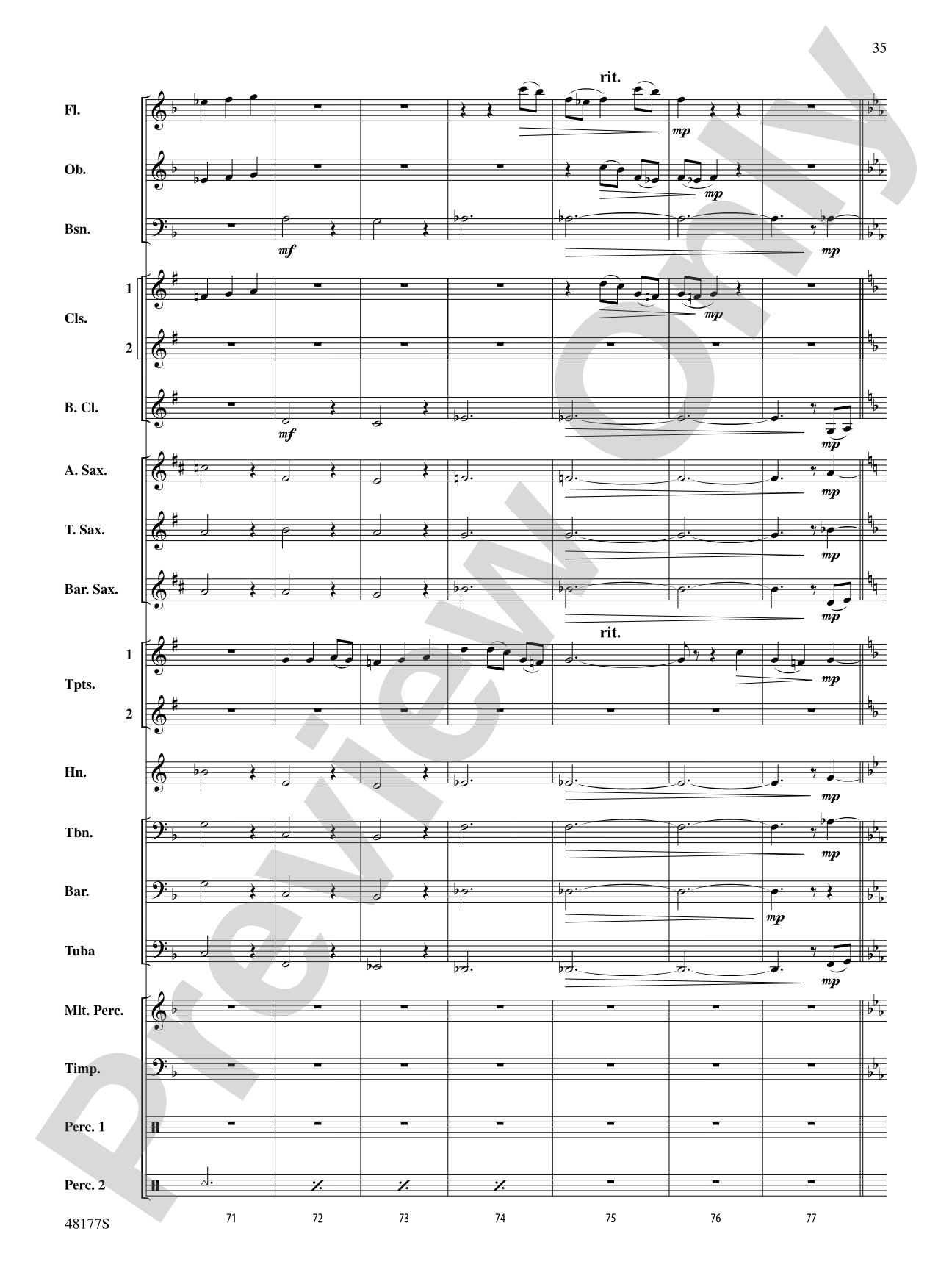 English Folk Song Suite: Concert Band Conductor Score & Parts