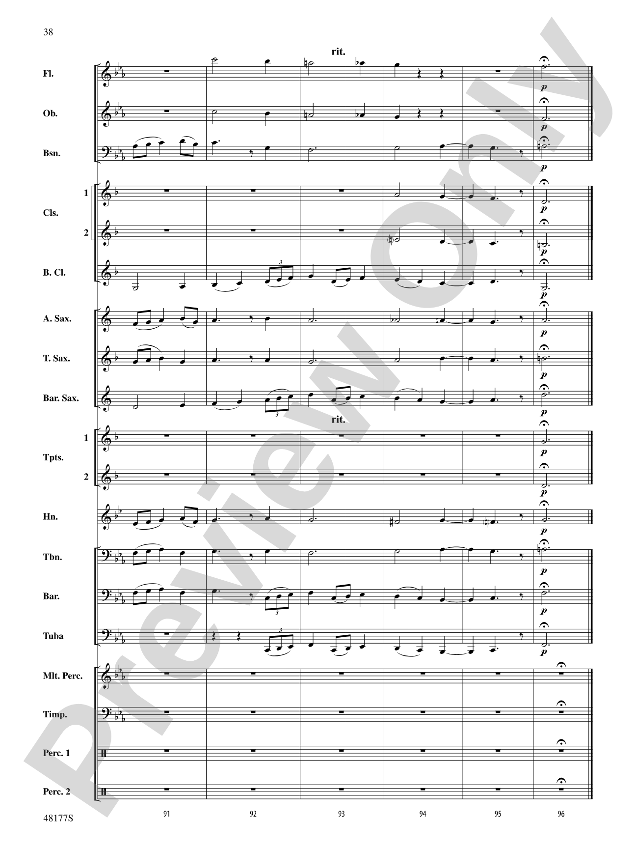 English Folk Song Suite: Concert Band Conductor Score & Parts