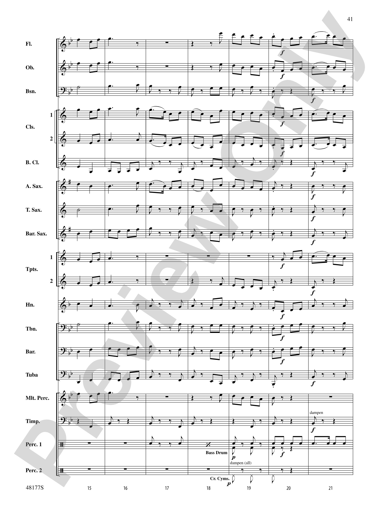 English Folk Song Suite: Concert Band Conductor Score & Parts