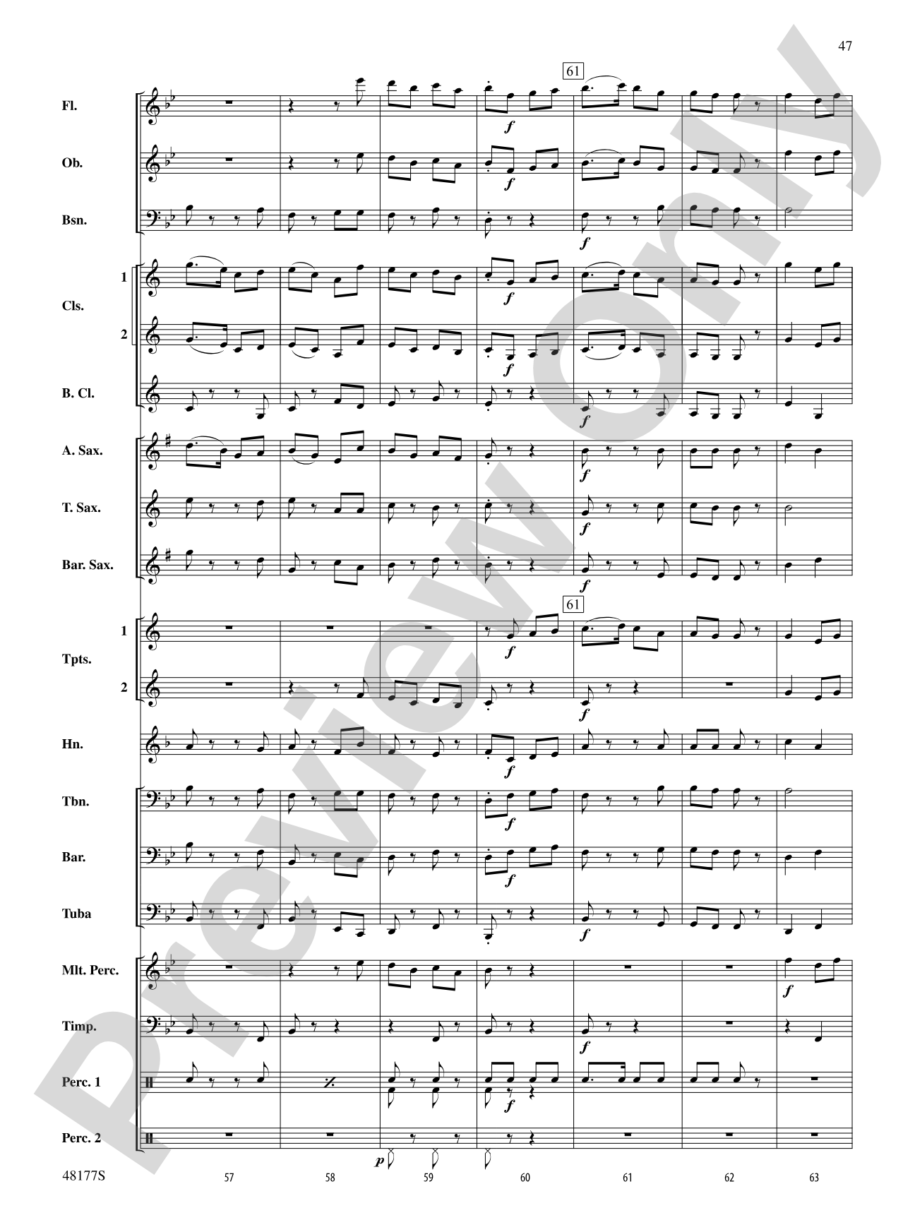 English Folk Song Suite: Concert Band Conductor Score & Parts