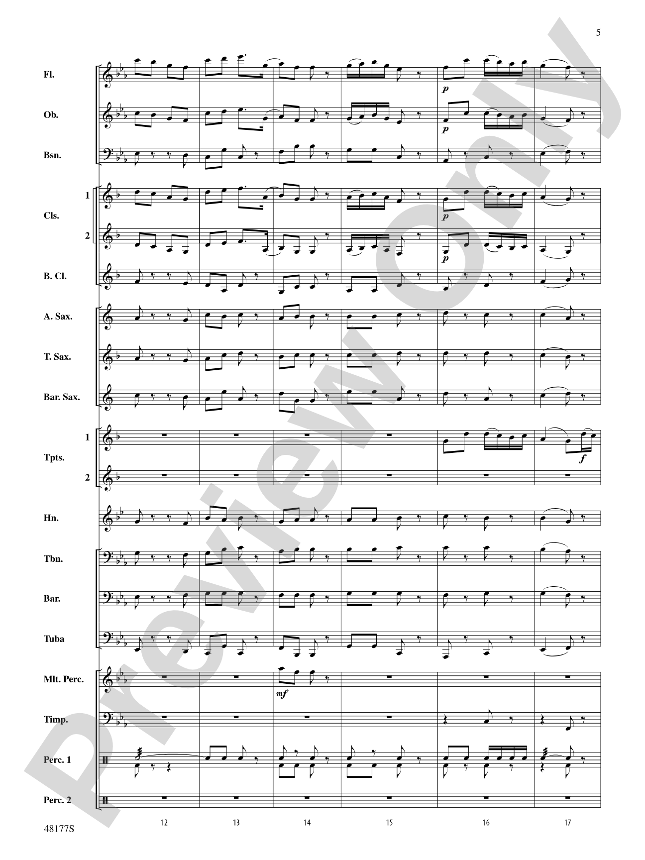 English Folk Song Suite: Concert Band Conductor Score & Parts
