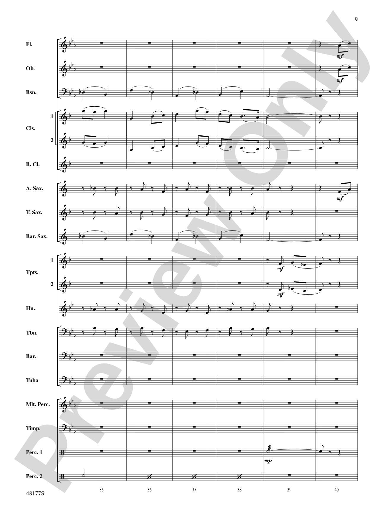 English Folk Song Suite: Concert Band Conductor Score & Parts