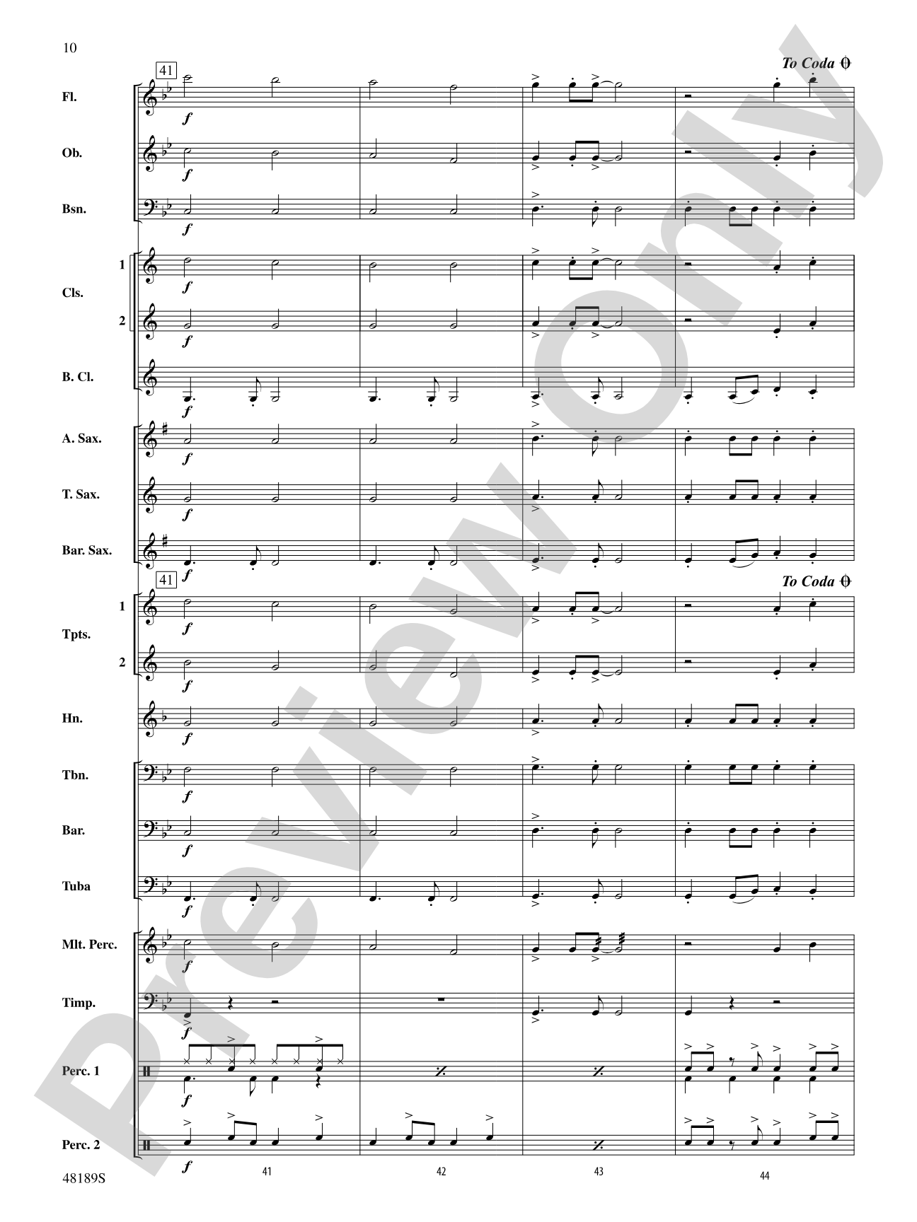 Danger Zone: Concert Band Conductor Score & Parts