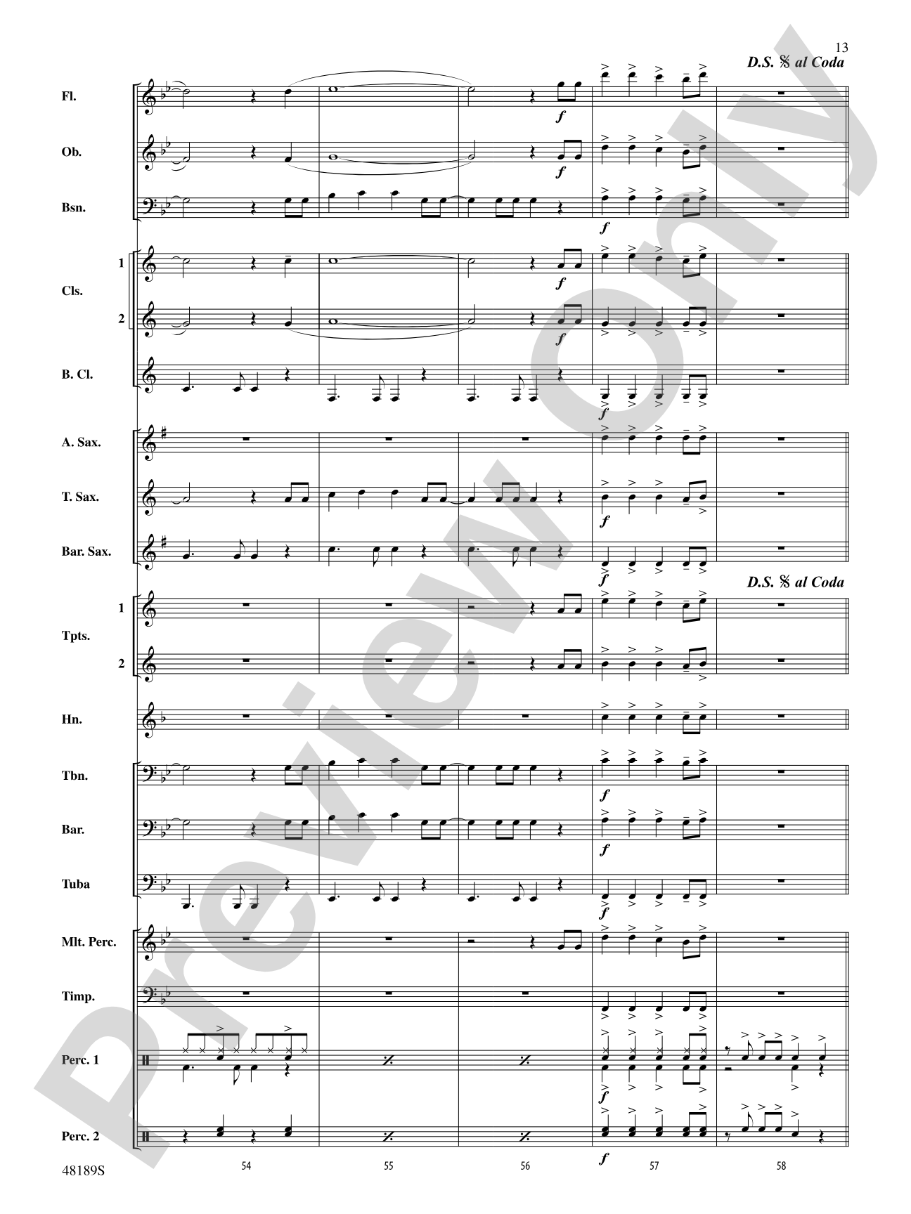 Danger Zone: Concert Band Conductor Score & Parts