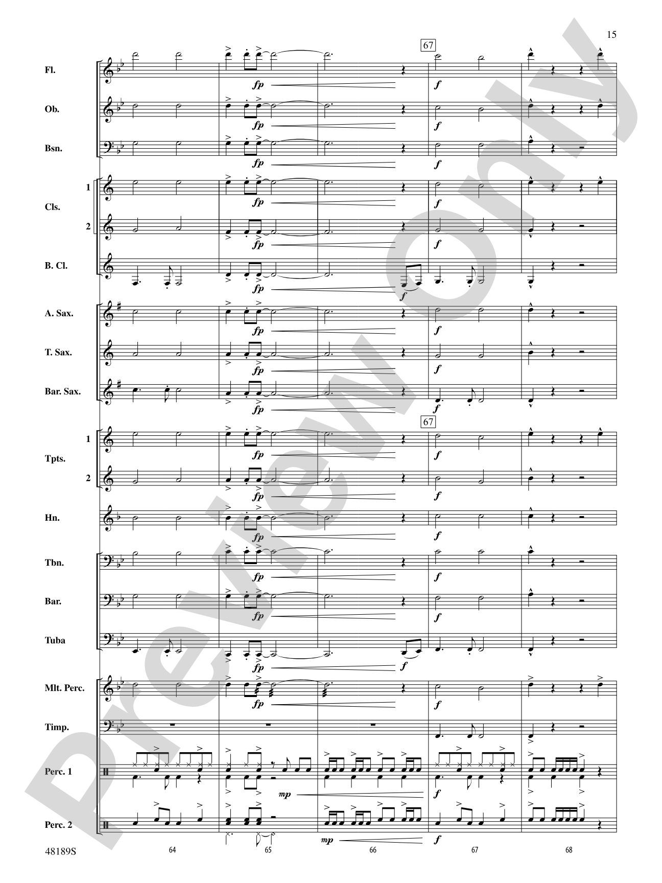 Danger Zone: Concert Band Conductor Score & Parts