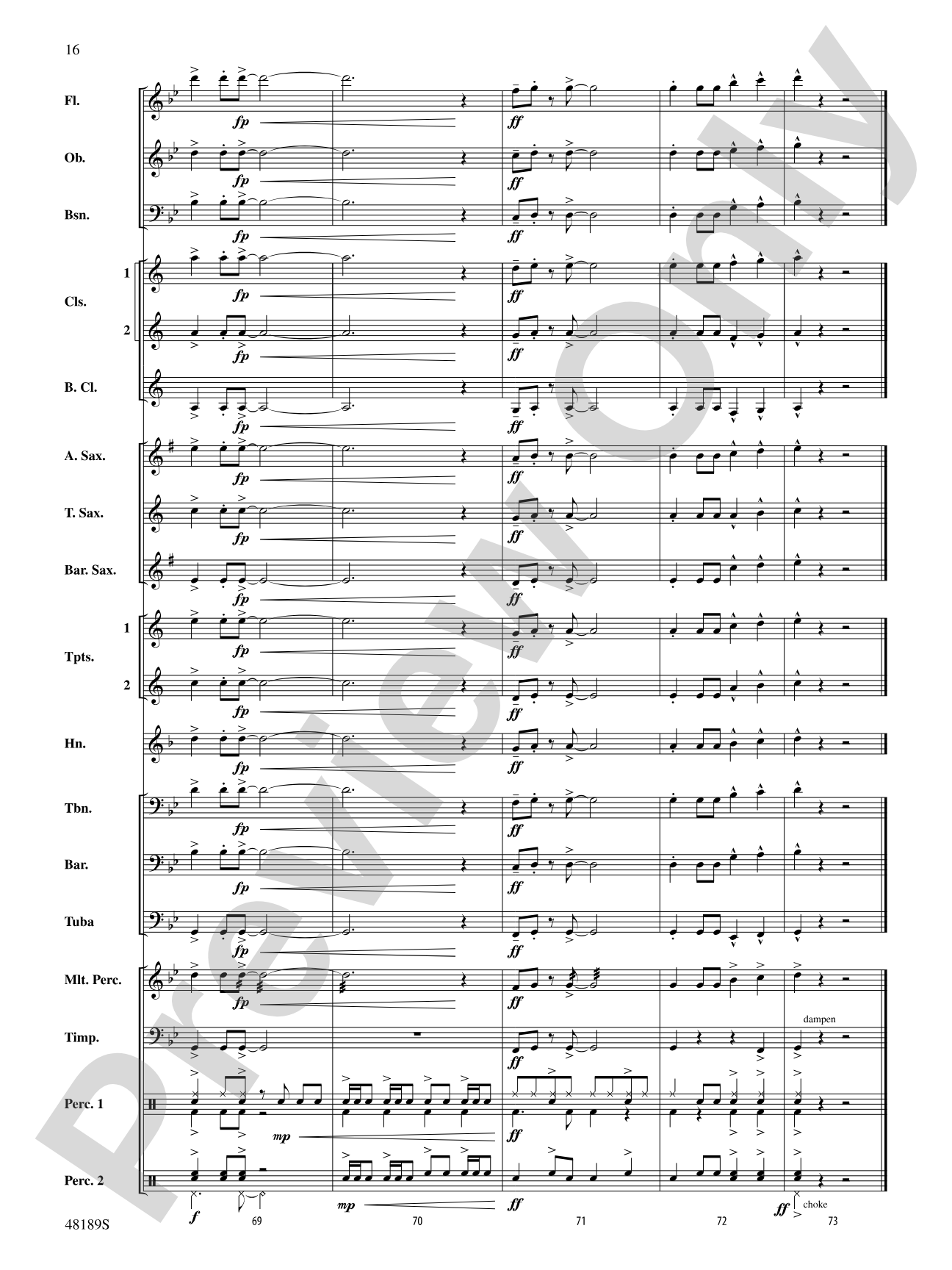Danger Zone: Concert Band Conductor Score & Parts