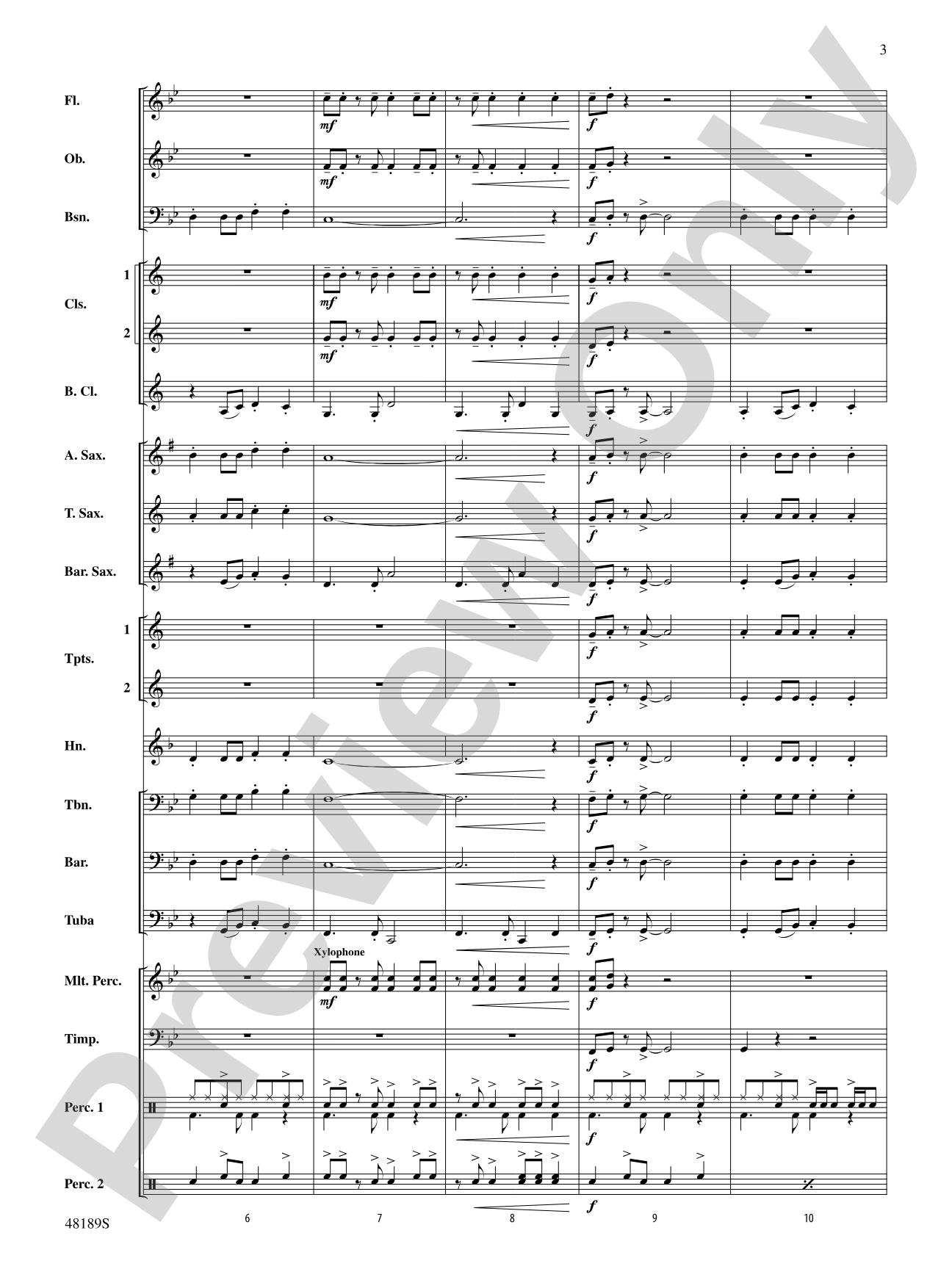 Danger Zone: Concert Band Conductor Score & Parts