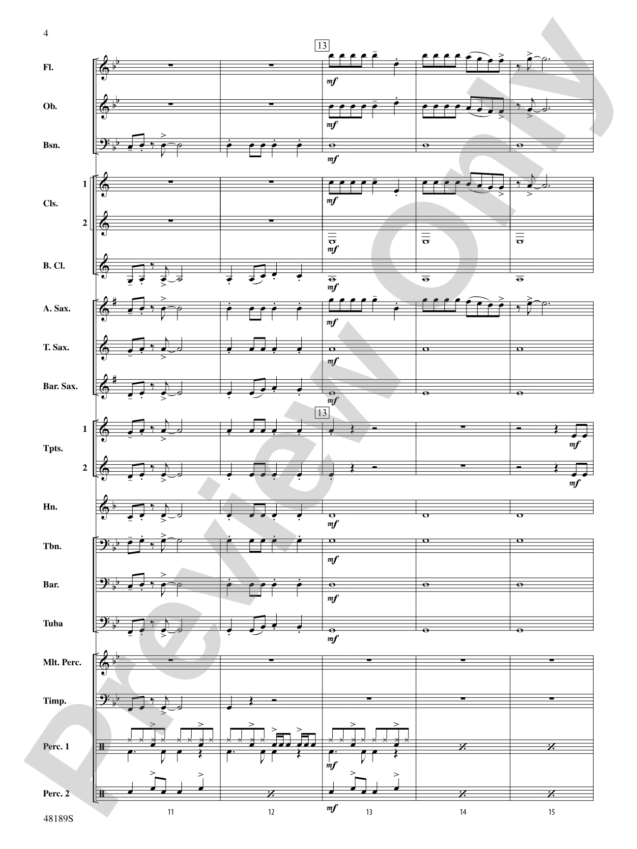 Danger Zone: Concert Band Conductor Score & Parts