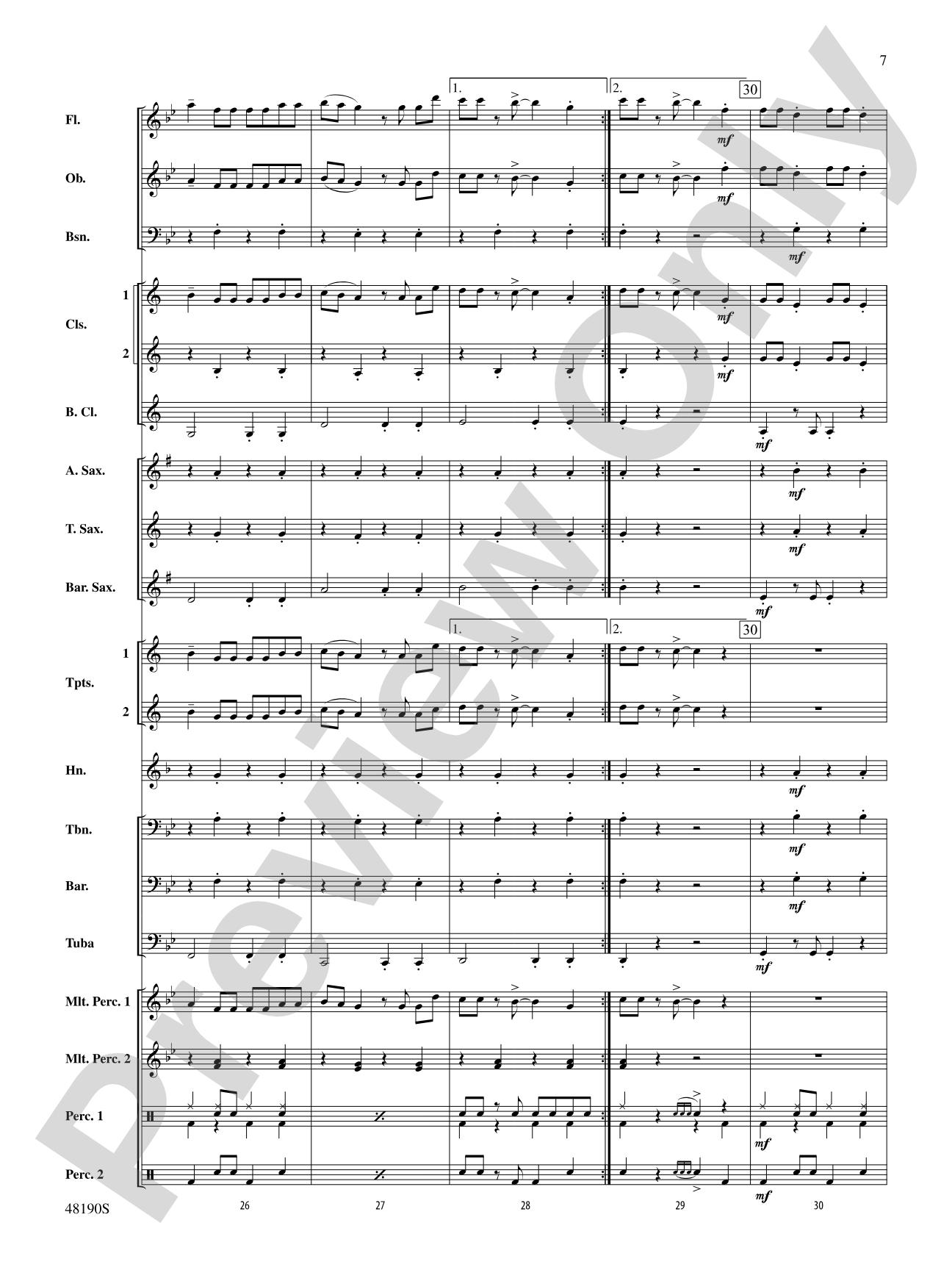 Con Calma (Remix): Concert Band Conductor Score & Parts