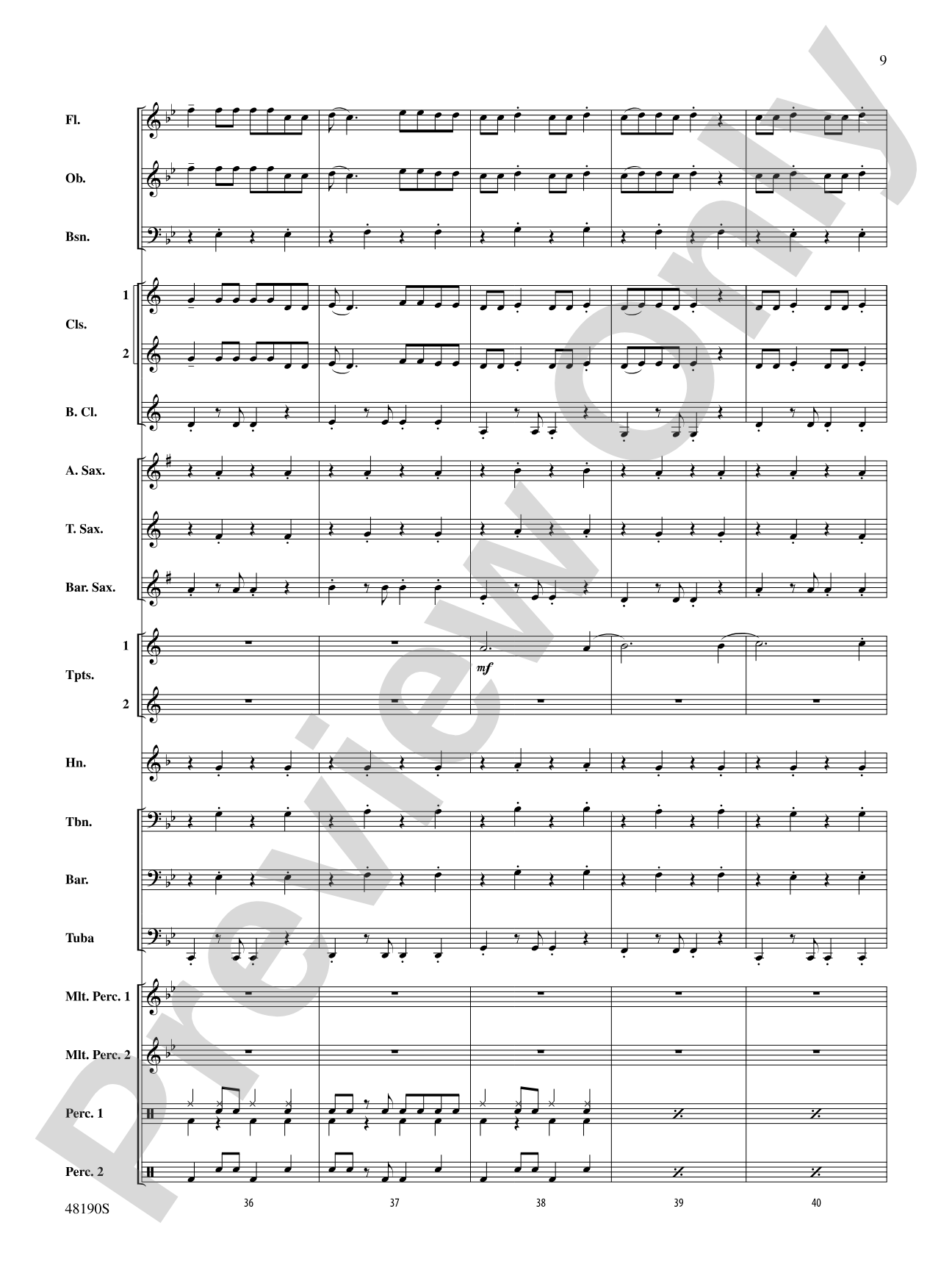 Con Calma (Remix): Concert Band Conductor Score & Parts