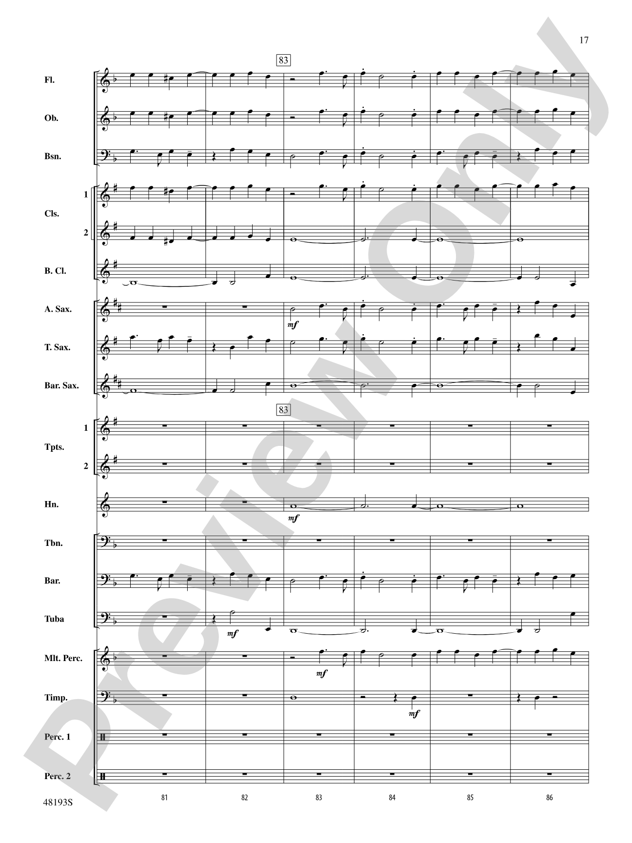 Natural: Concert Band Conductor Score & Parts